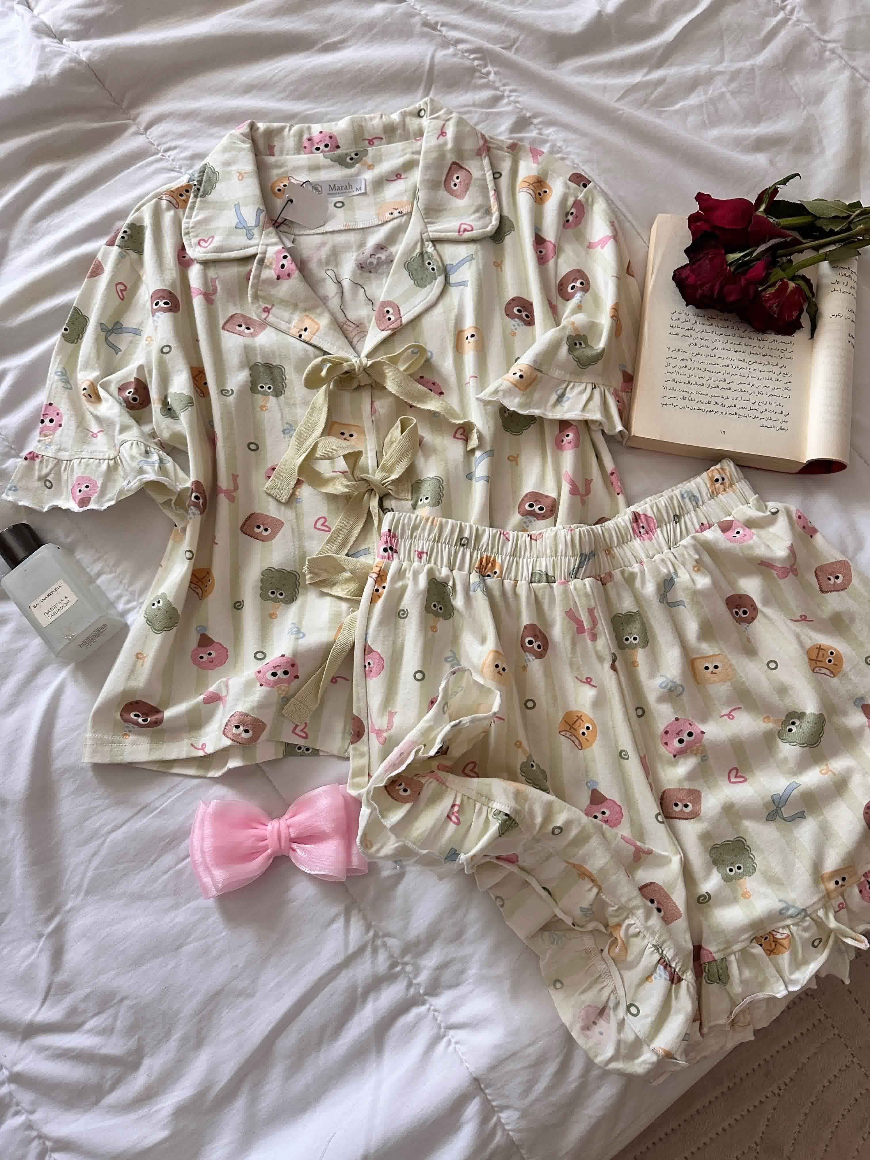 Pyjama short Marah ice-cream 
