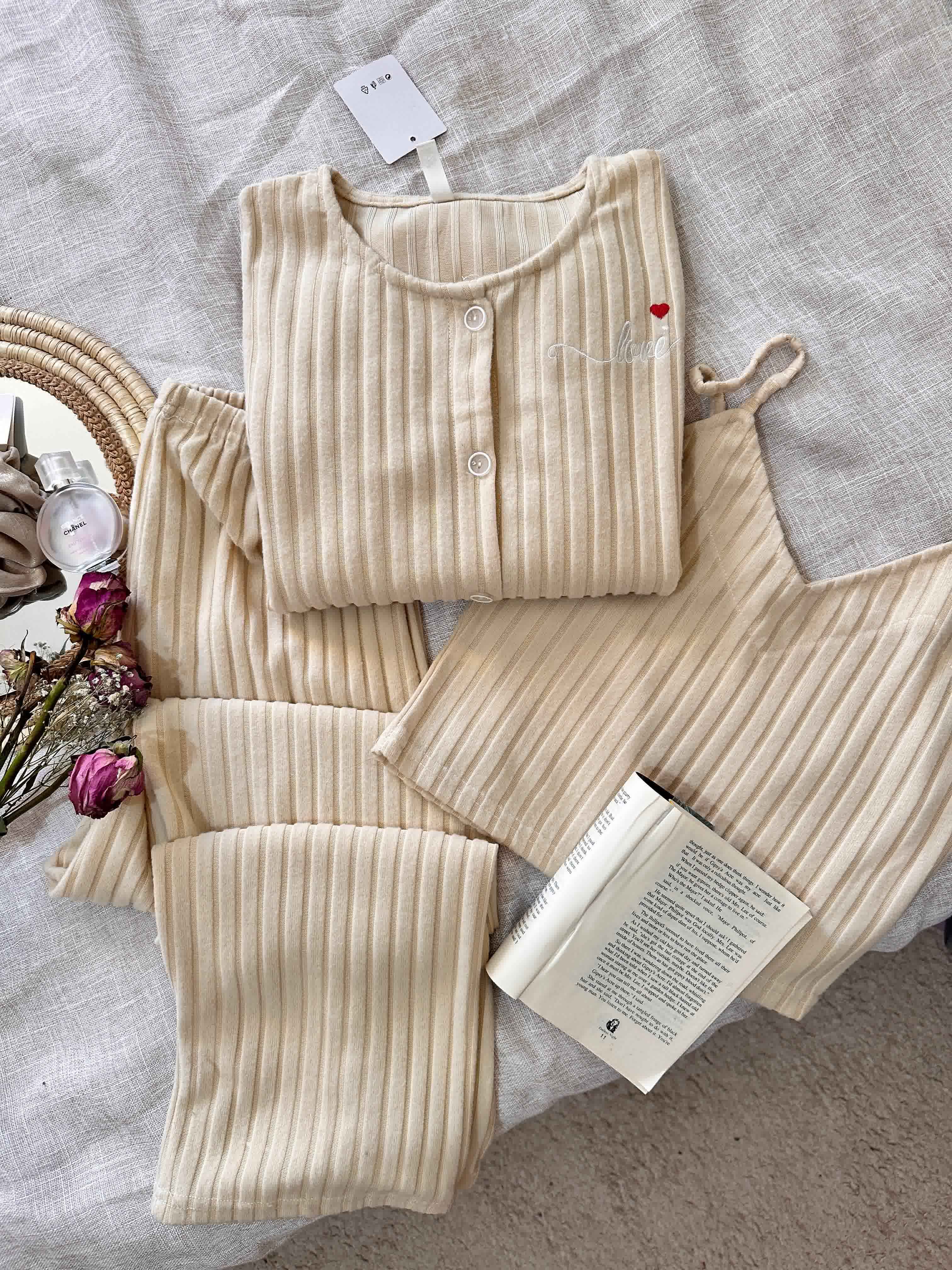 Ensemble 3pcs laine caresse