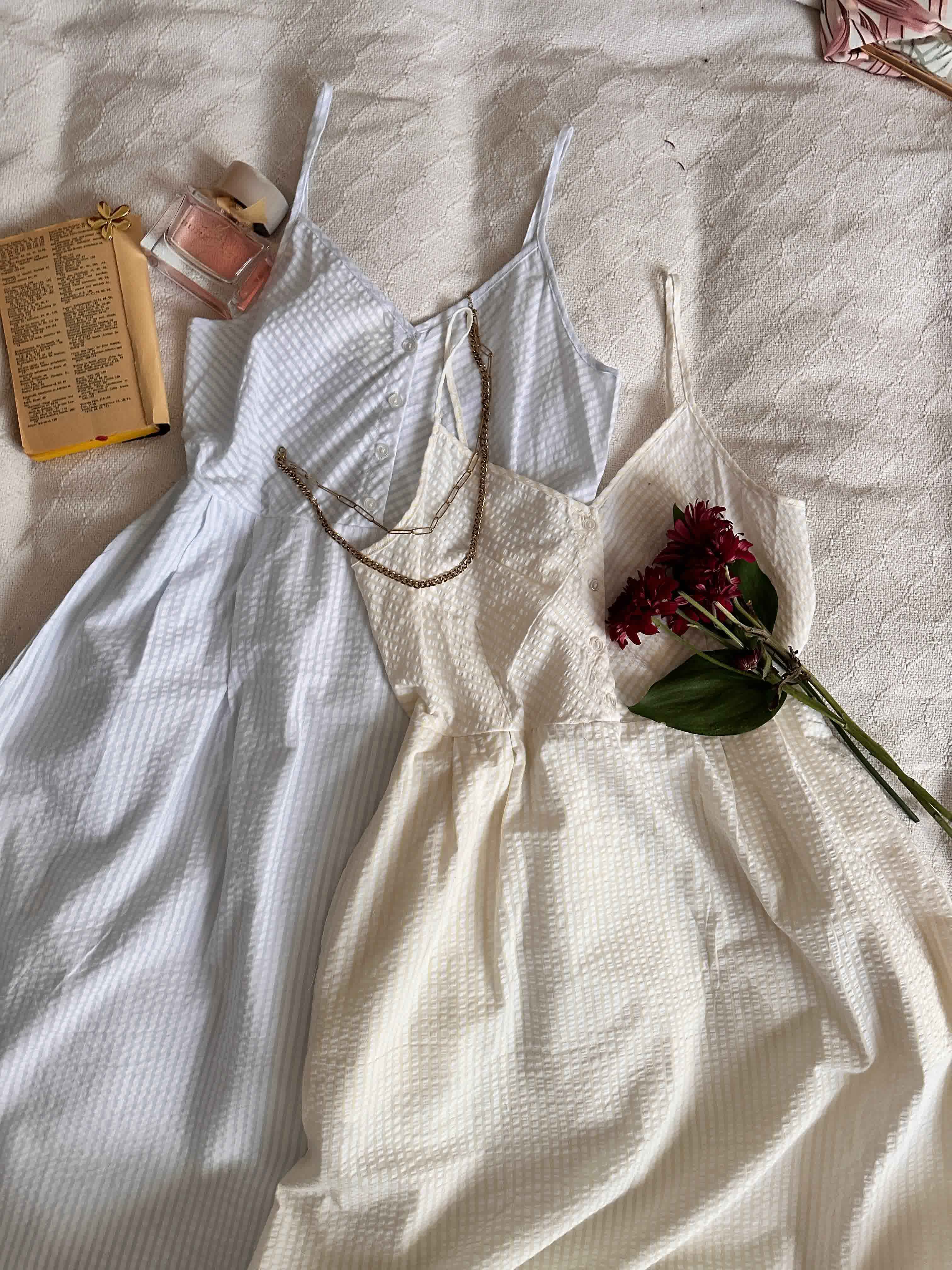 Robe tress lin rayonnée 