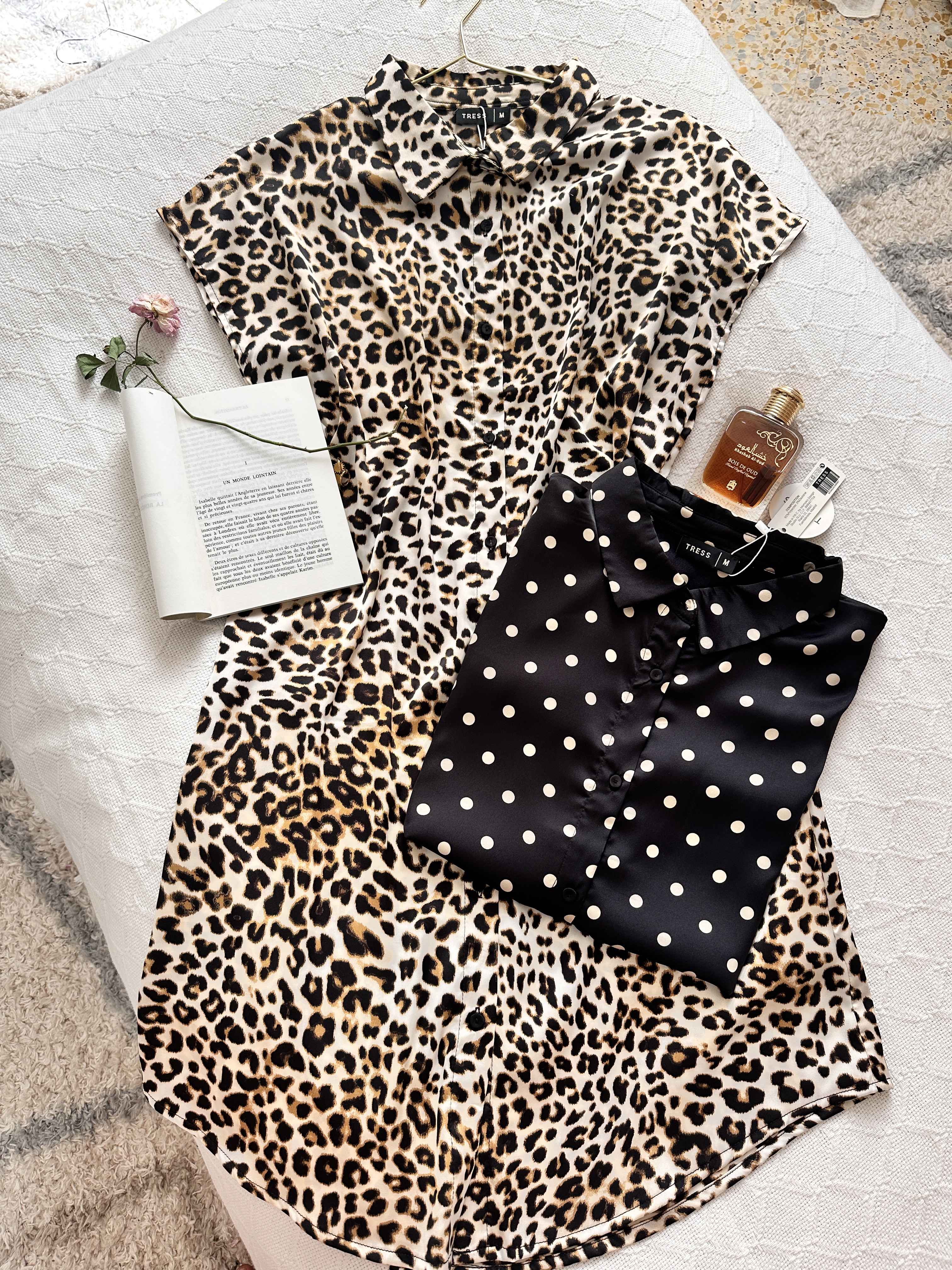 robe leopard / asperine