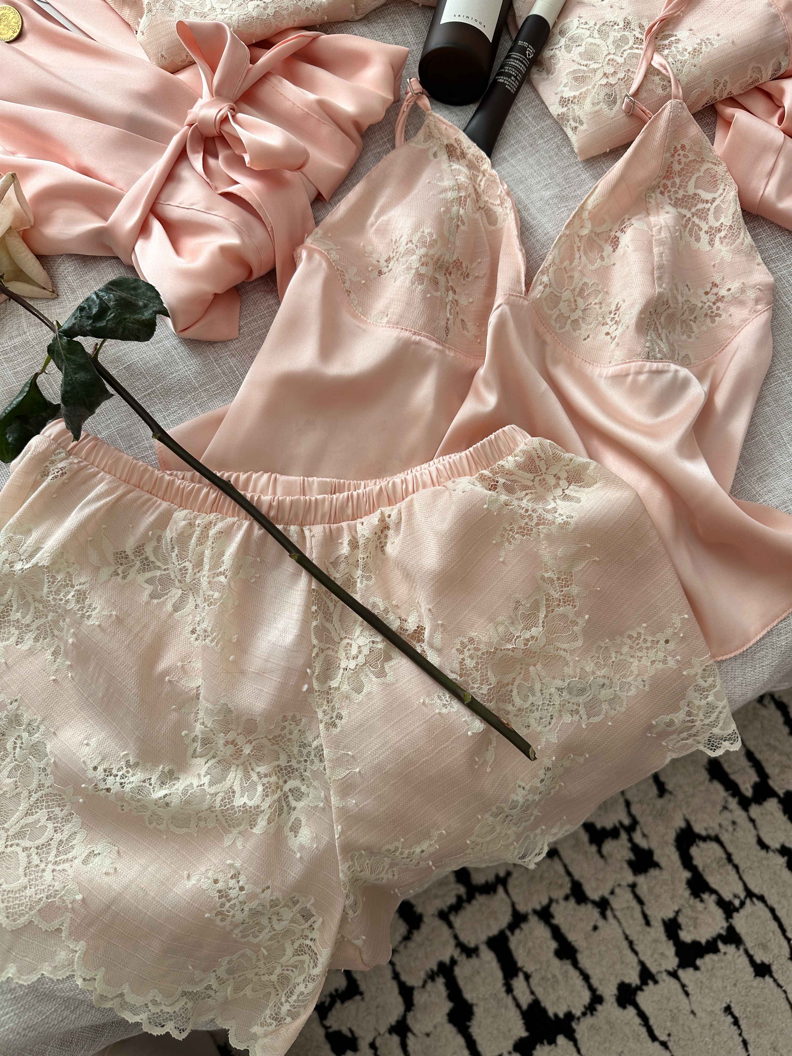 bridal set crevette gueppure 