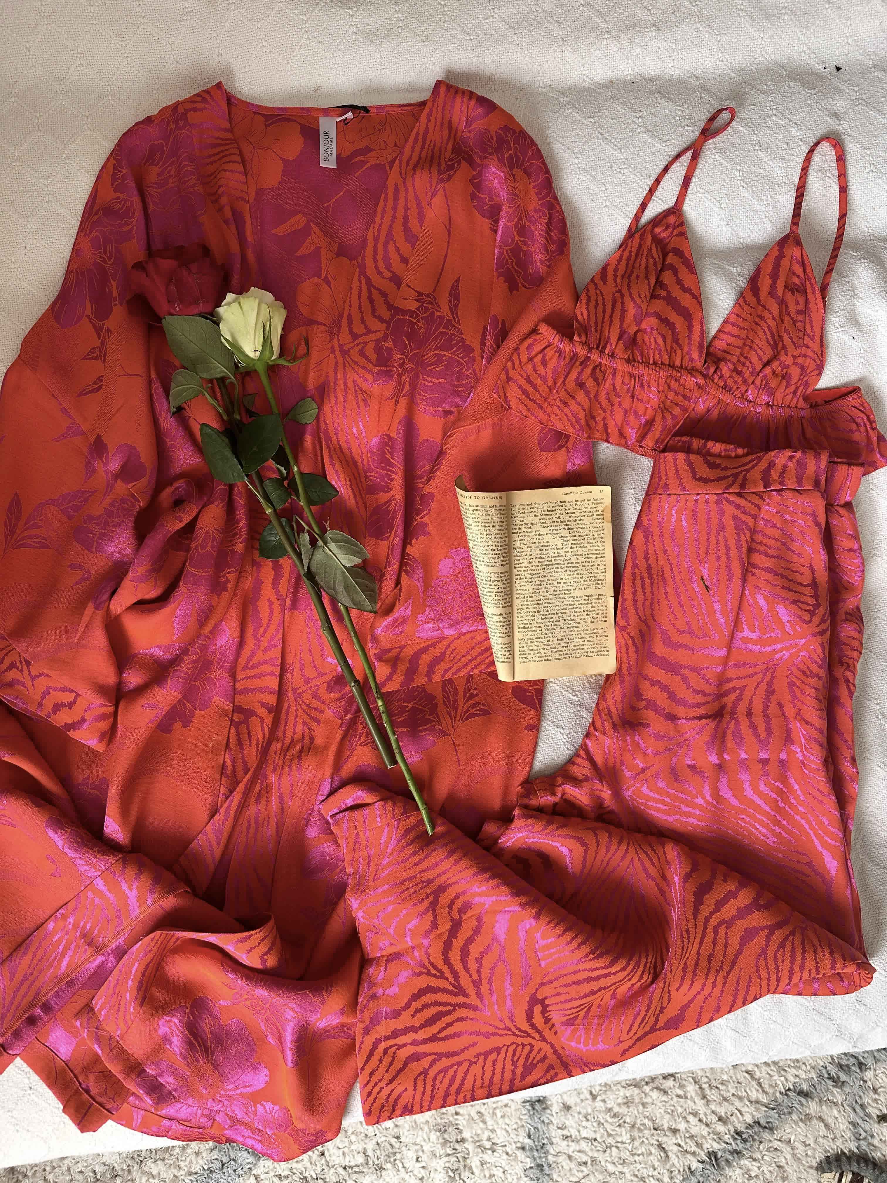 3ocs bonjour orange/rose 