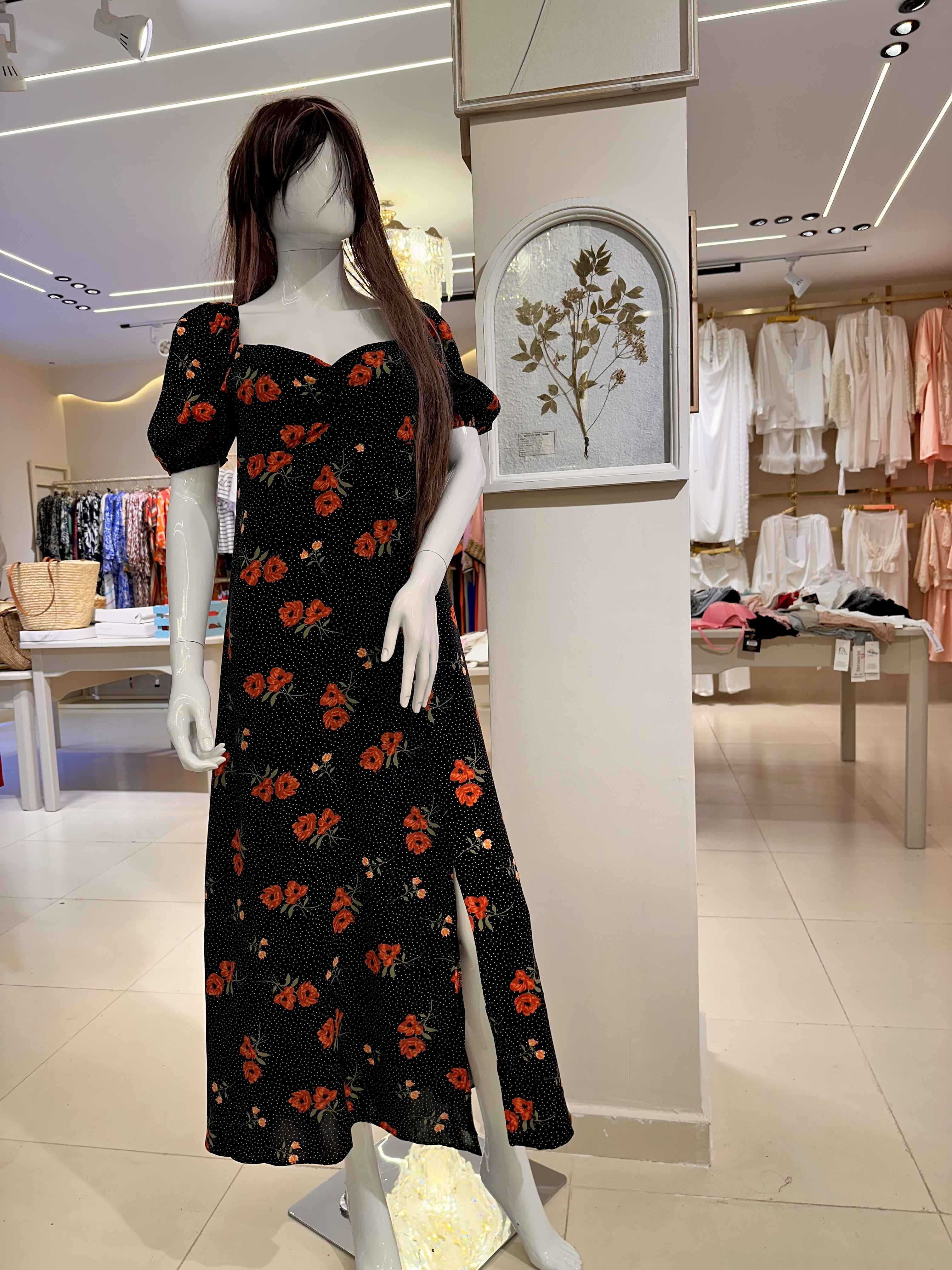 Robe noir Ibiza longue 