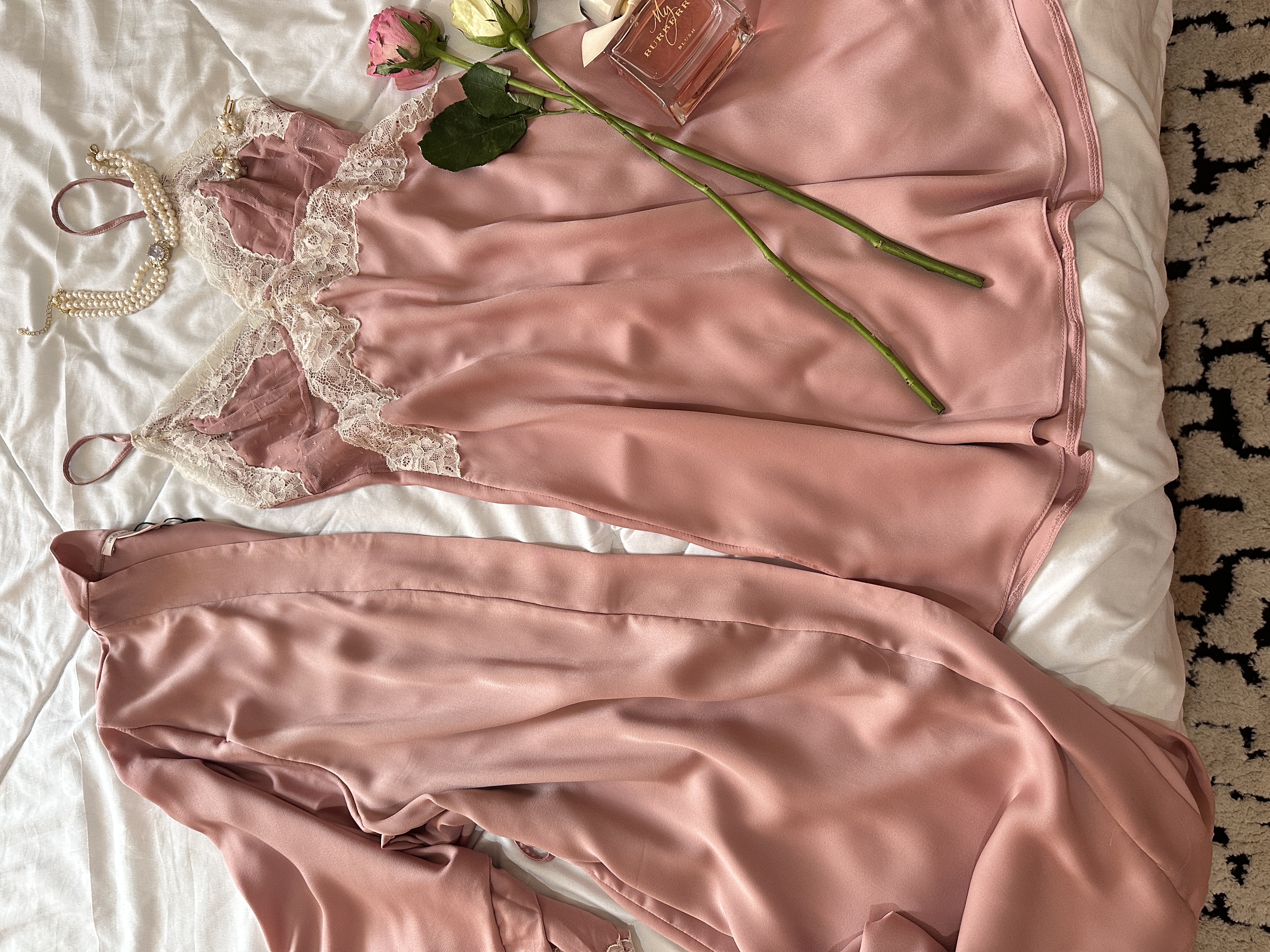 deshabillé H vintage court 