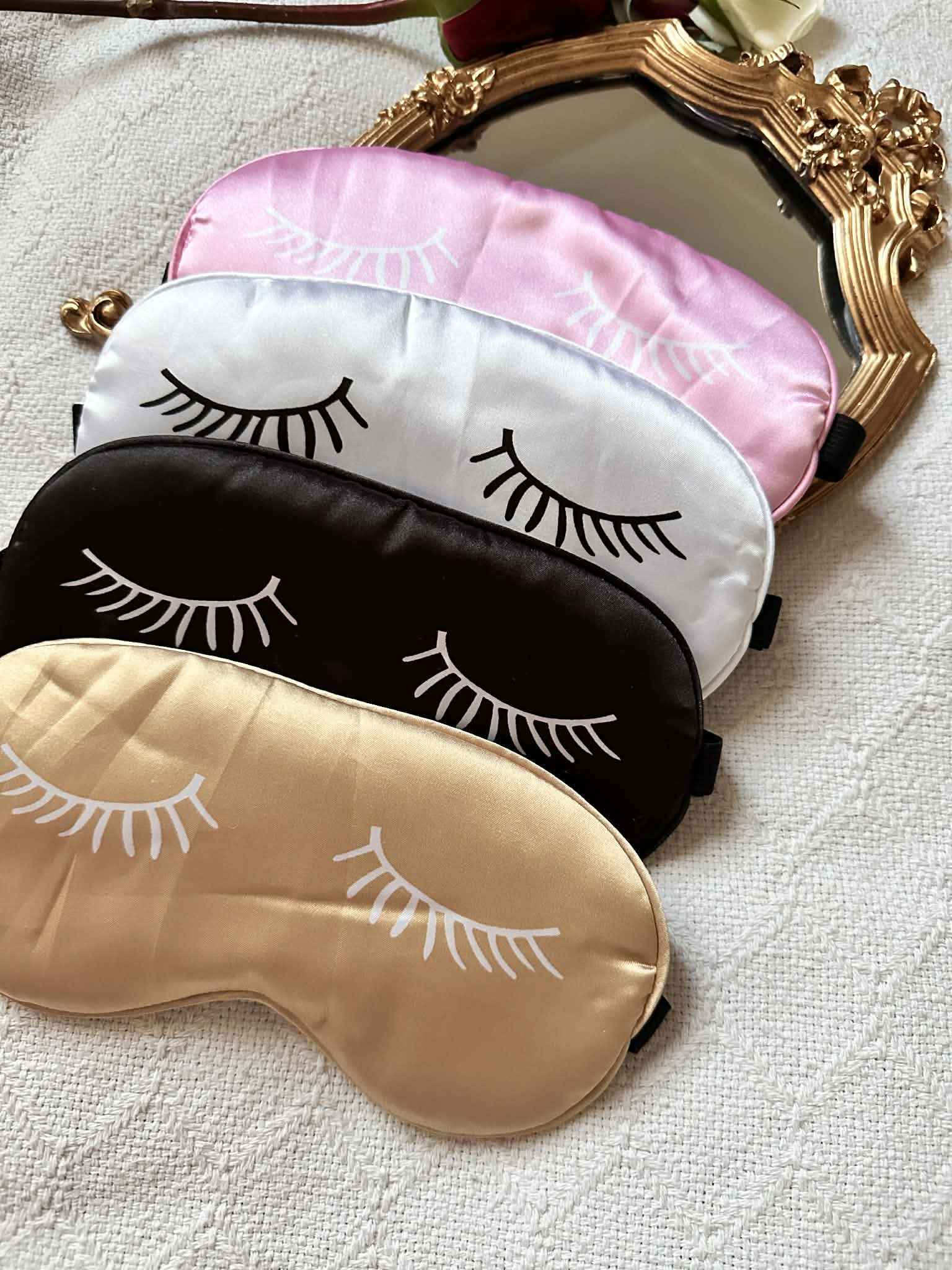 eye mask satin lashes