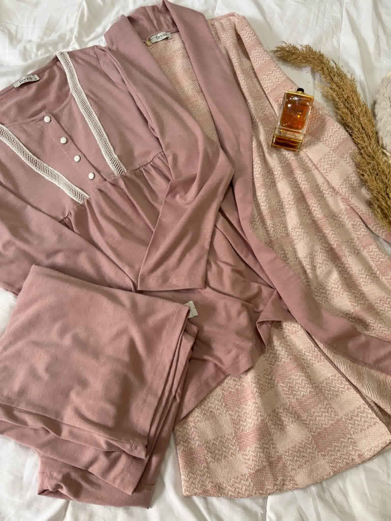 3pcs feyza enceinte à carreaux 