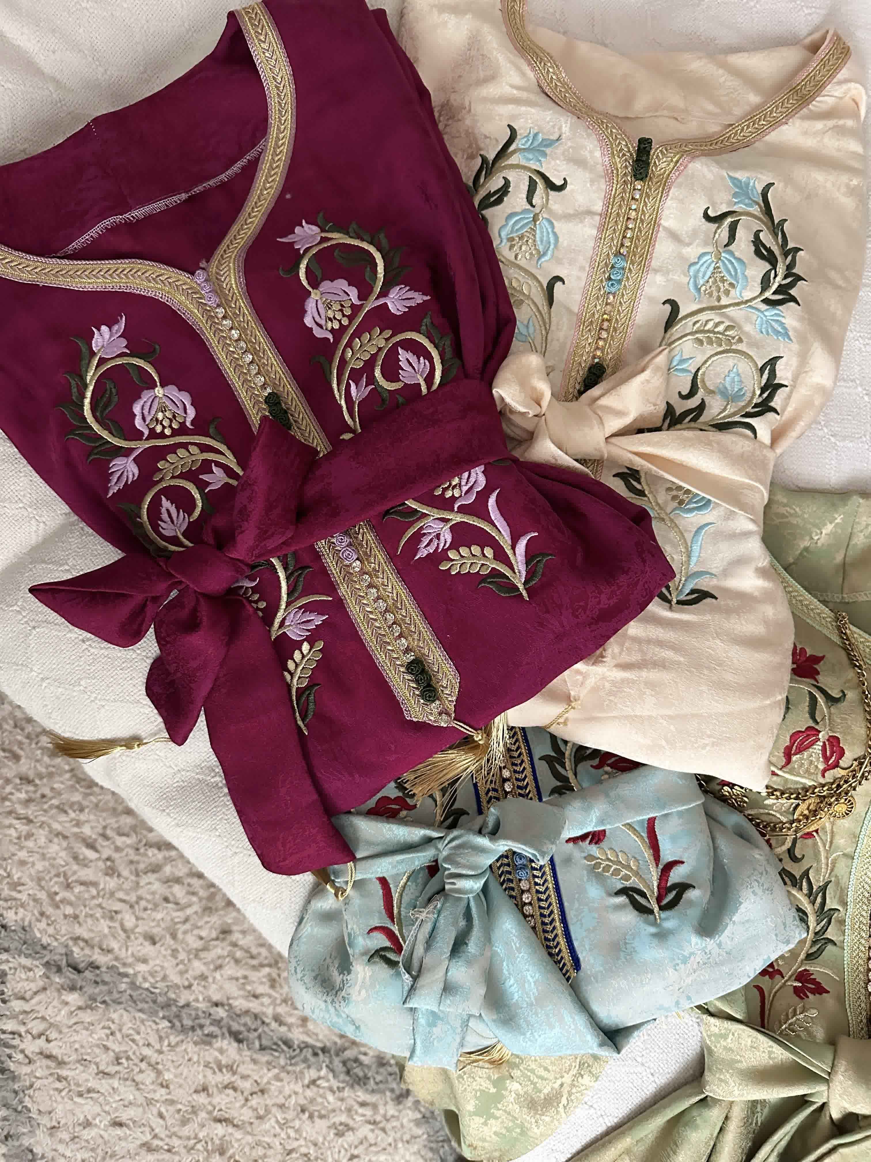 robe kemkha broderie doré 