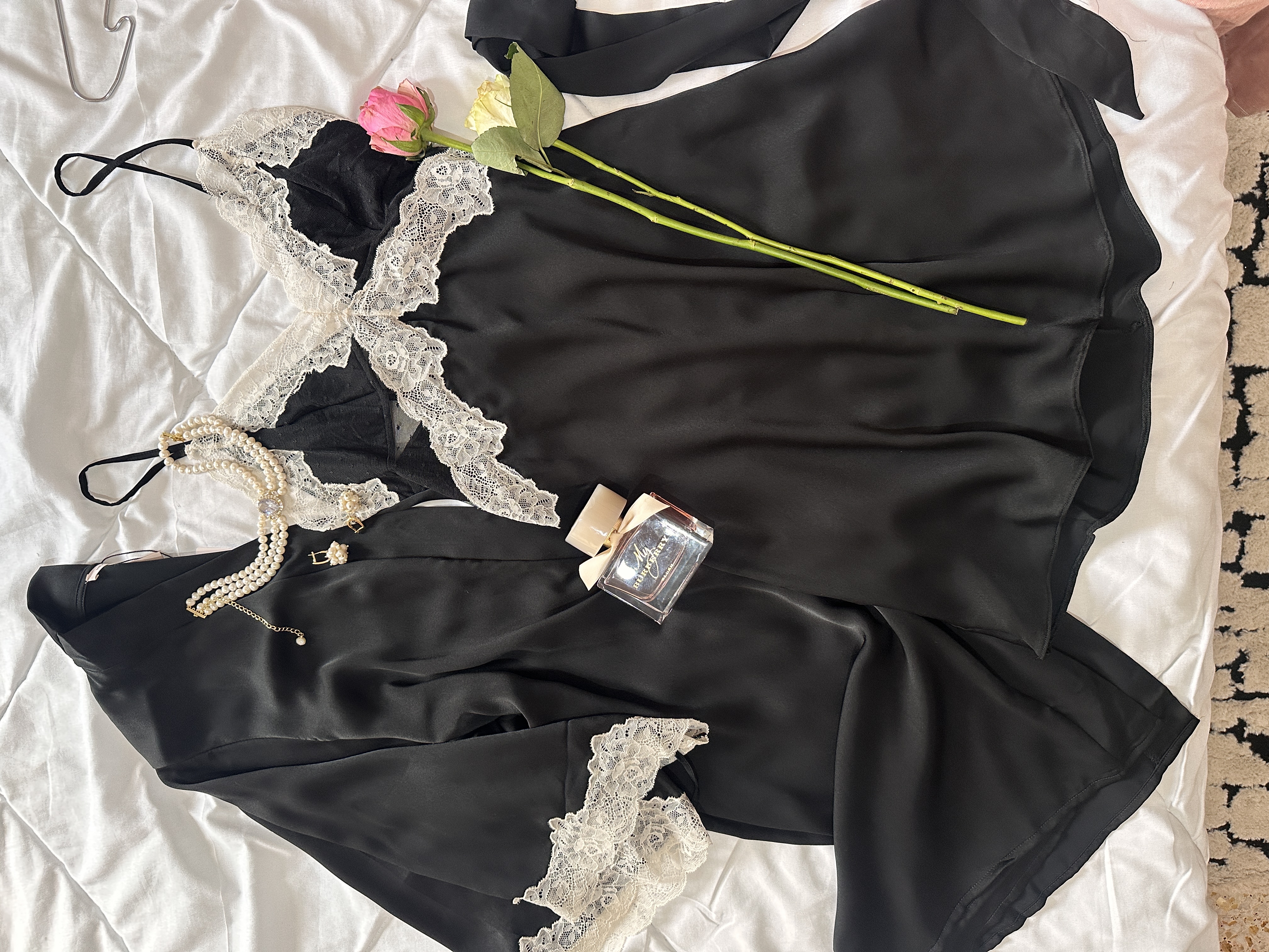 deshabillé H vintage court 