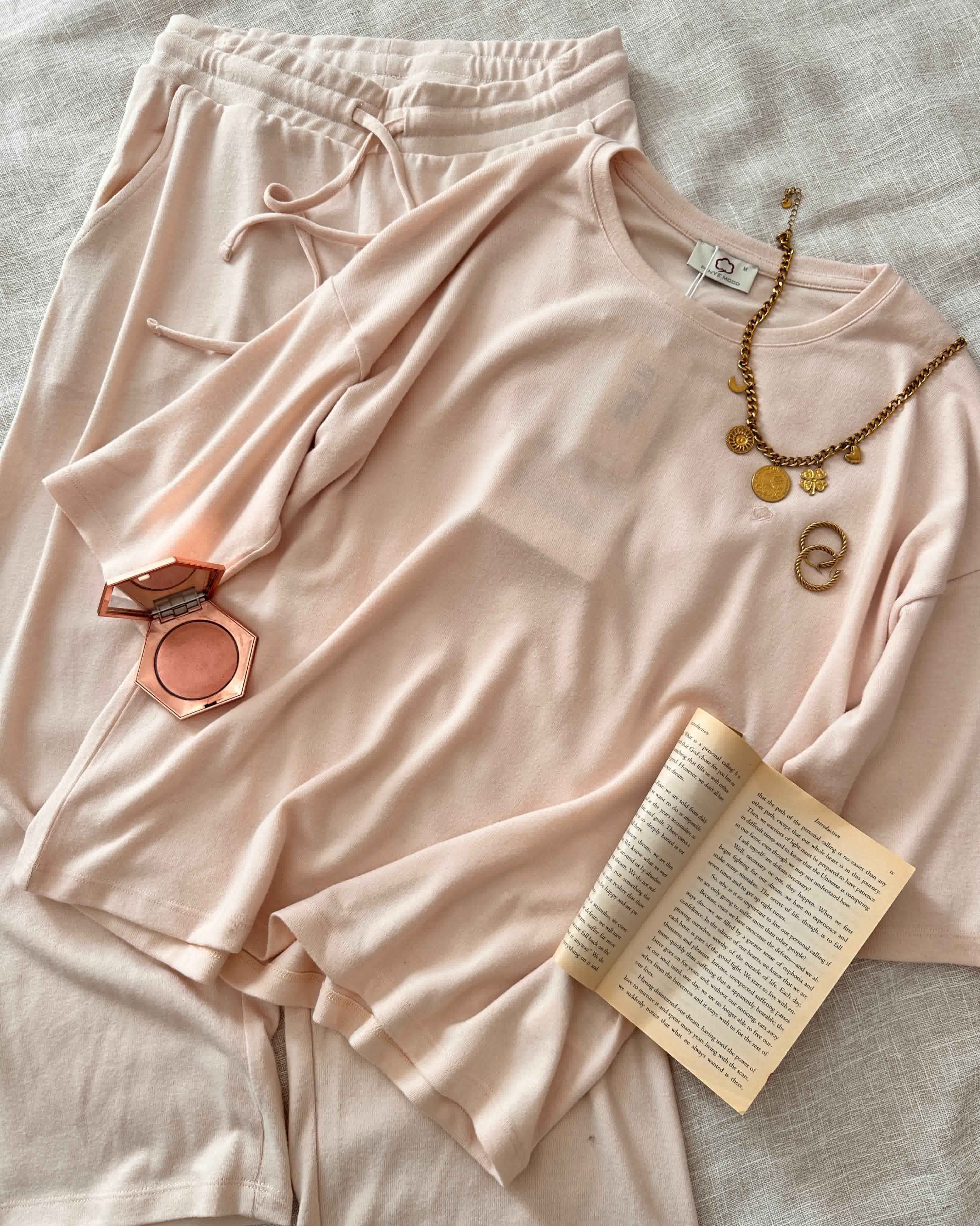 Pyjama Penymood laine crevette uni