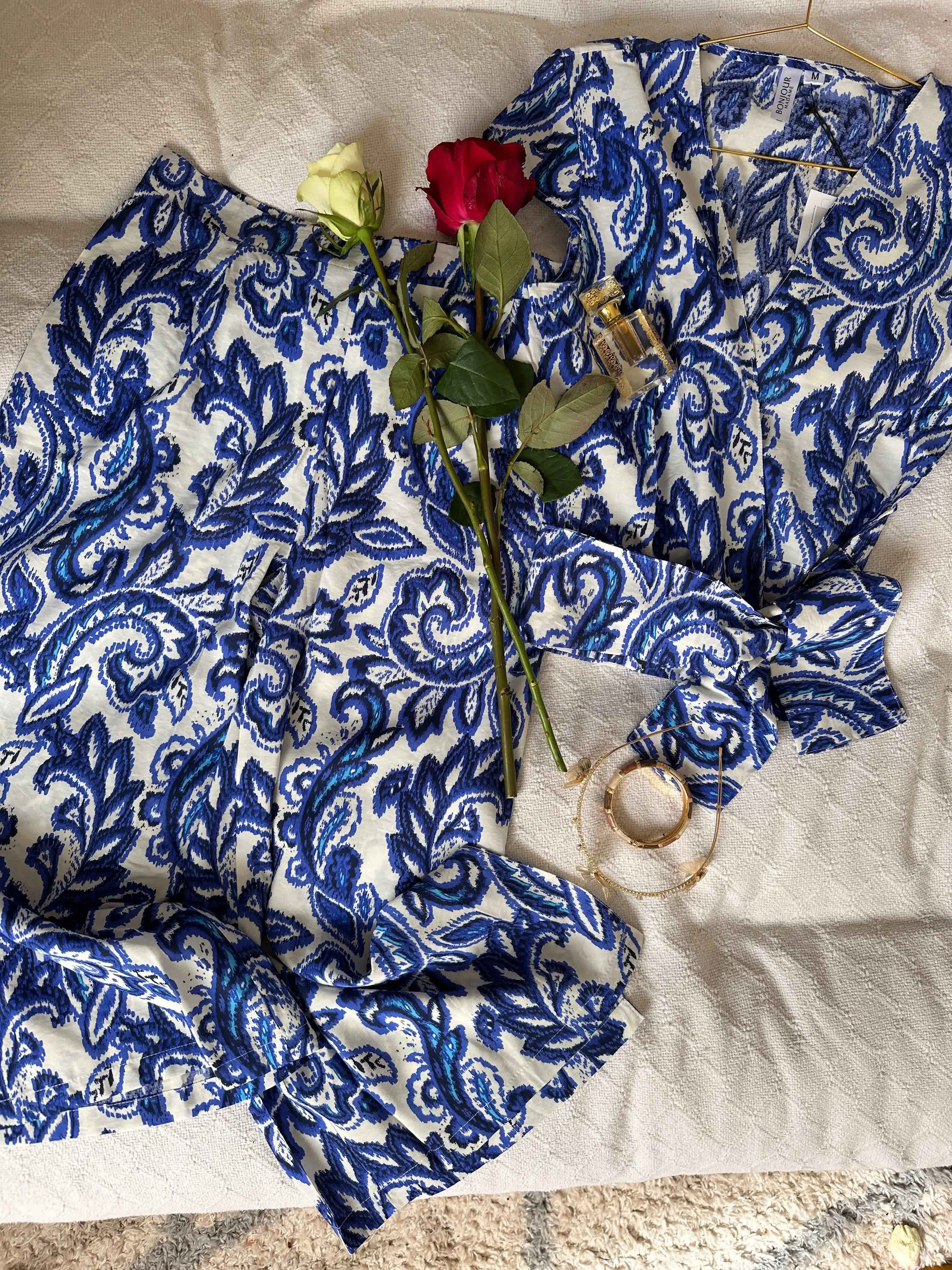 Homewear bonjour bleu 