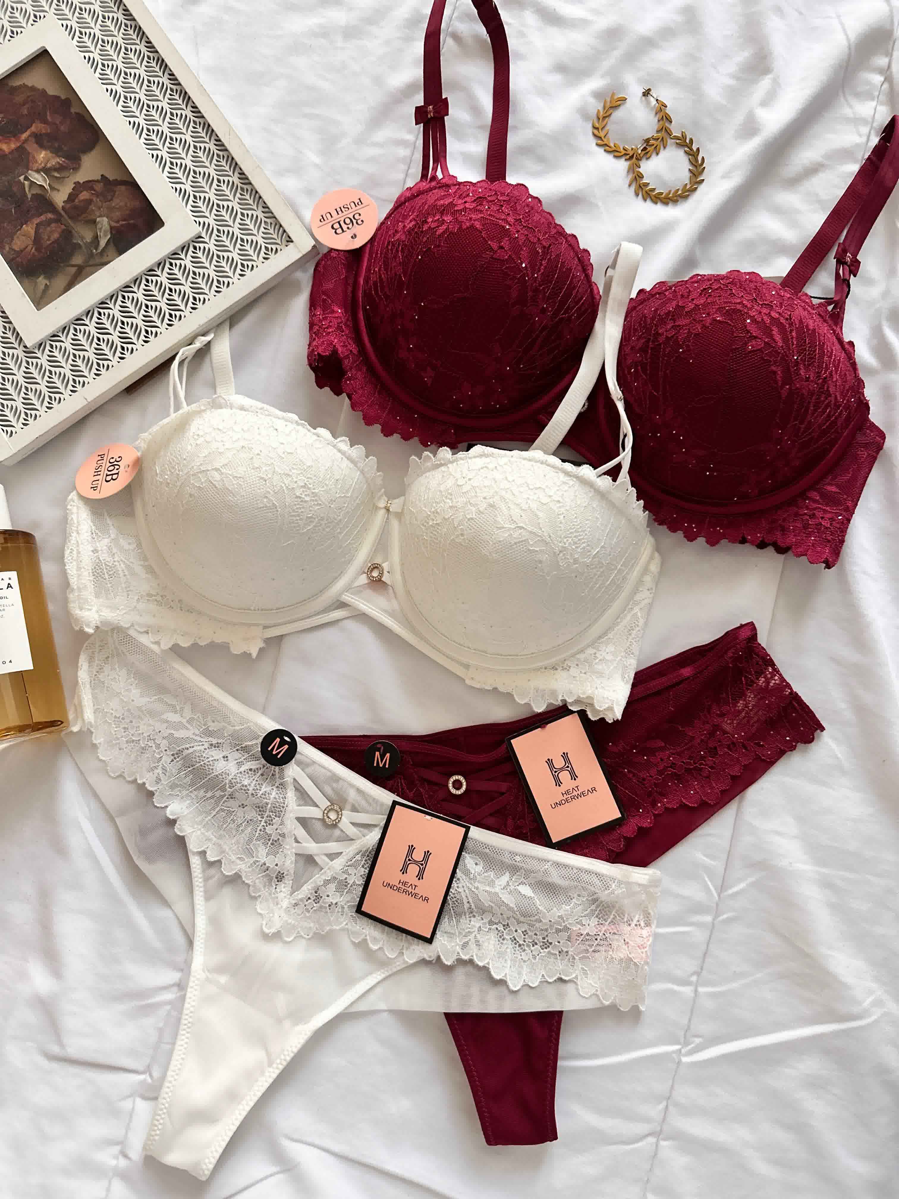 2psc H dentelle perlage