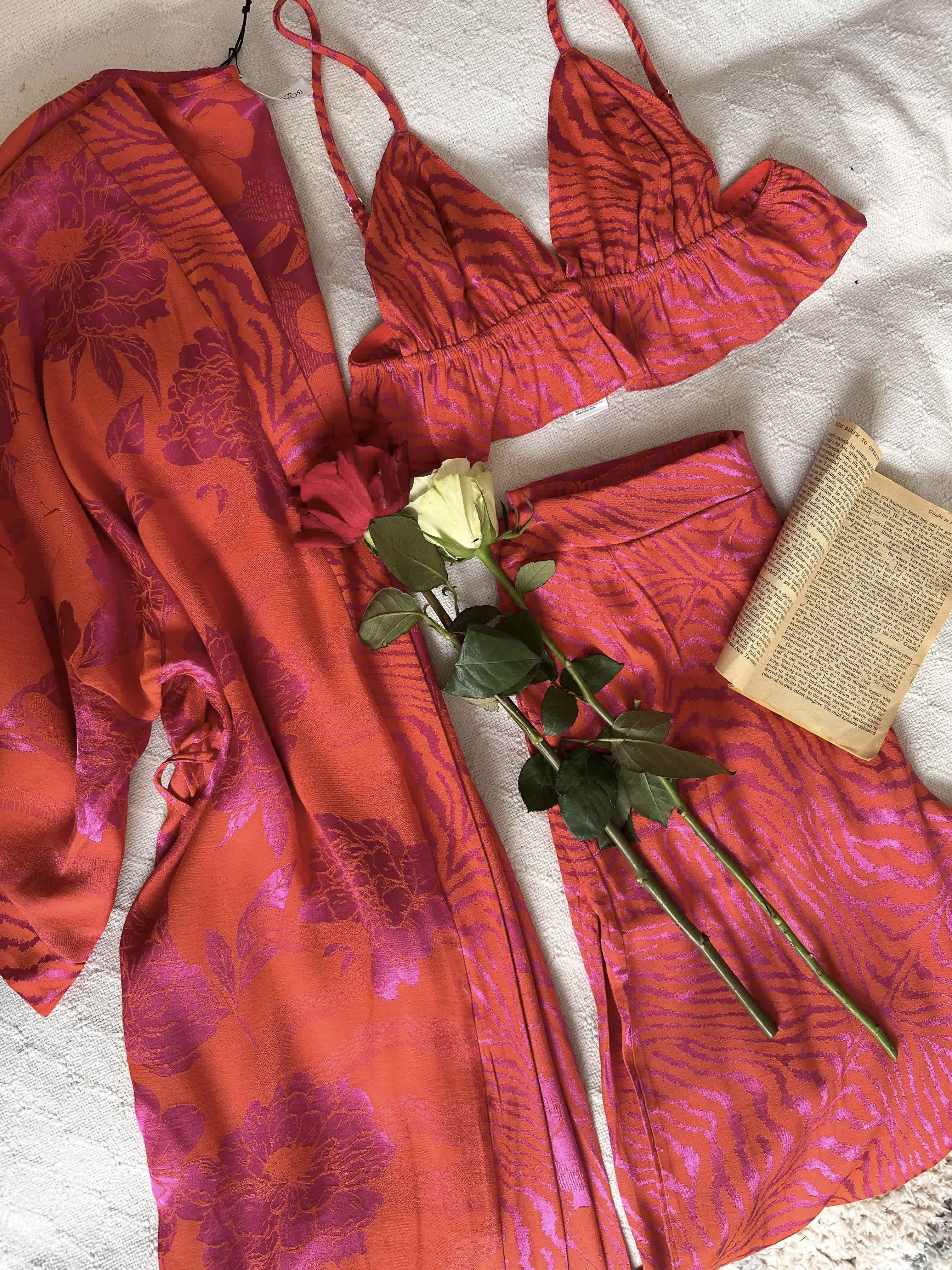 3ocs bonjour orange/rose 