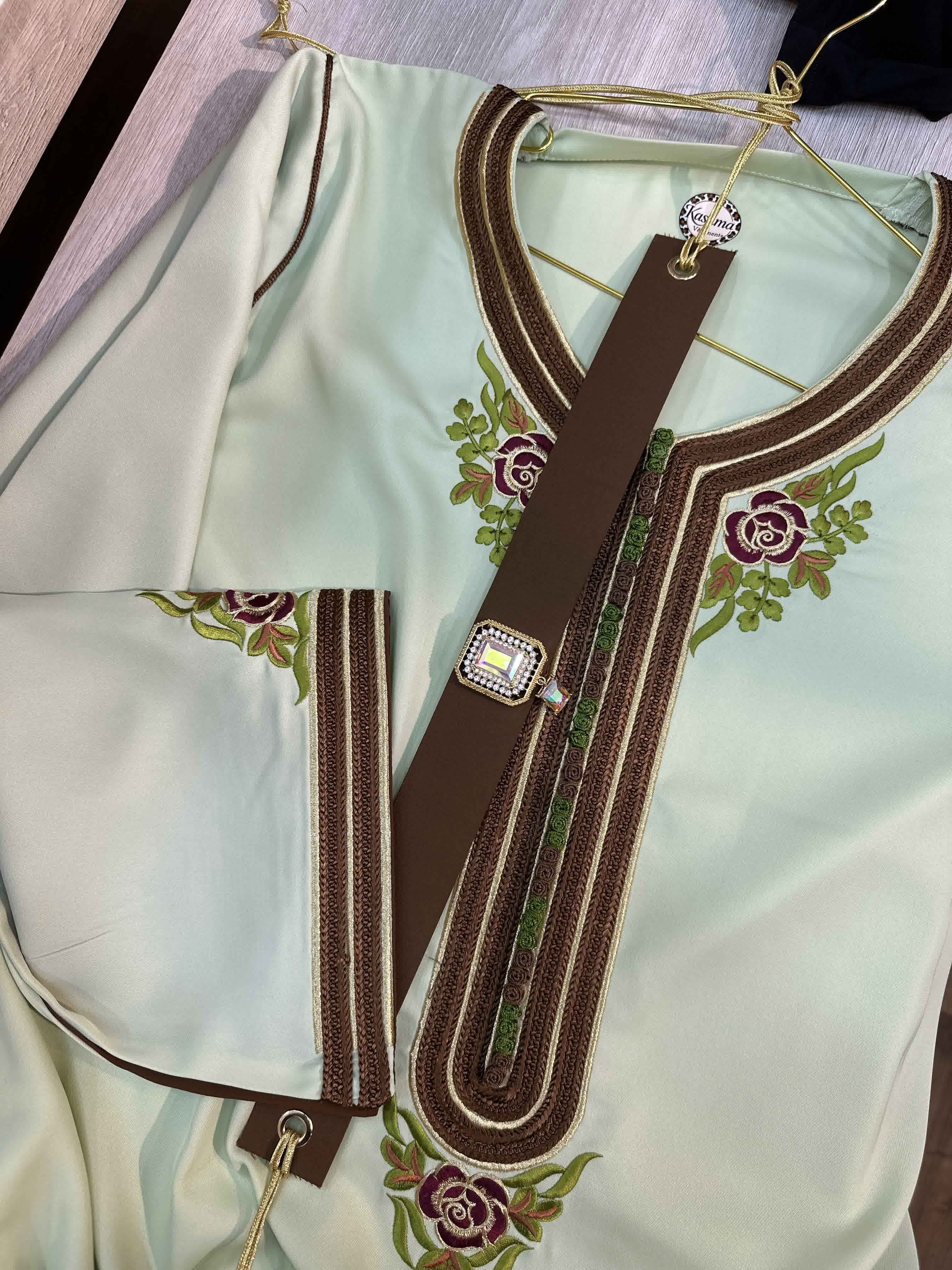 Caftan Kashma fleuri 2 