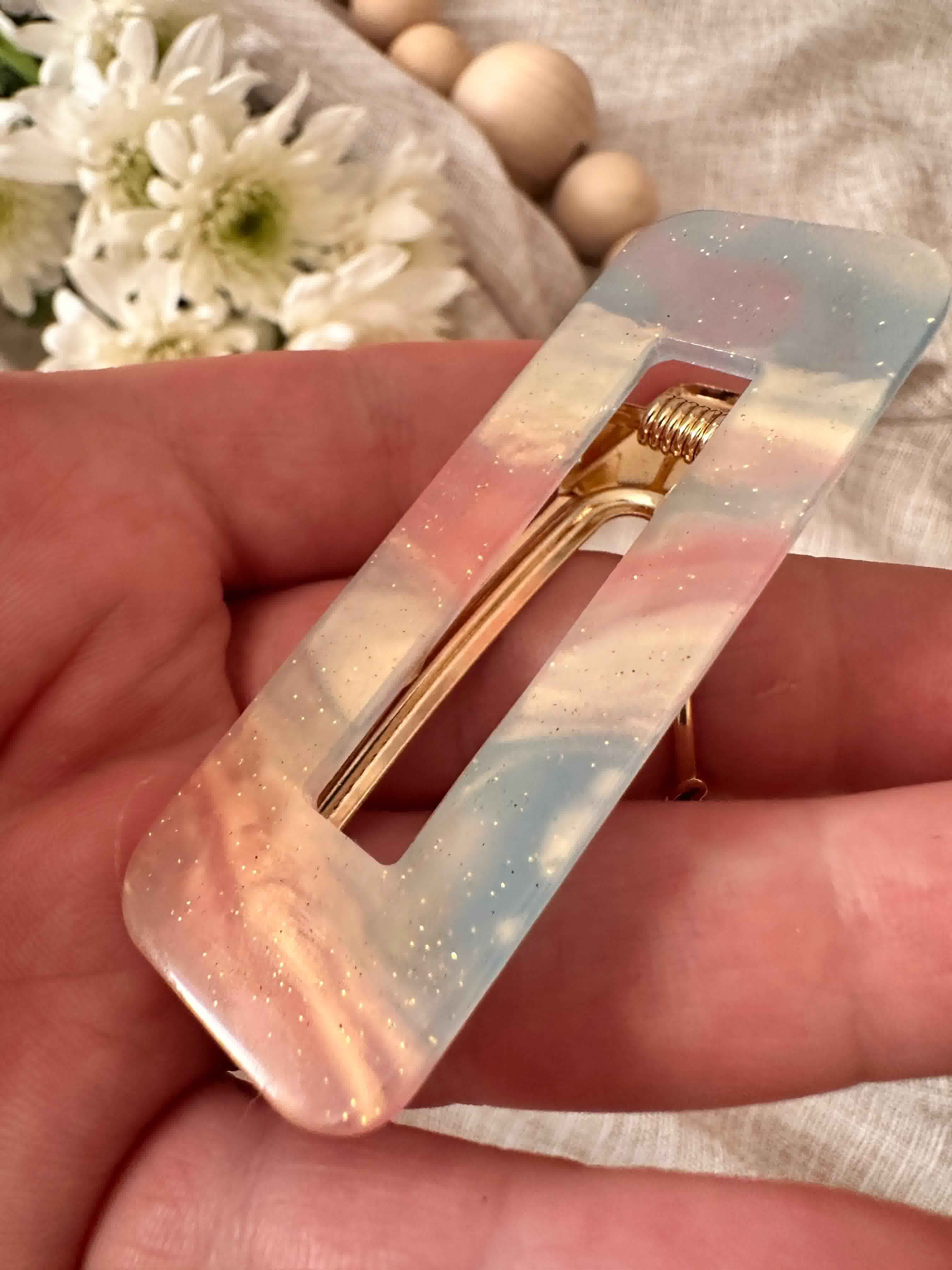 double broche resine 