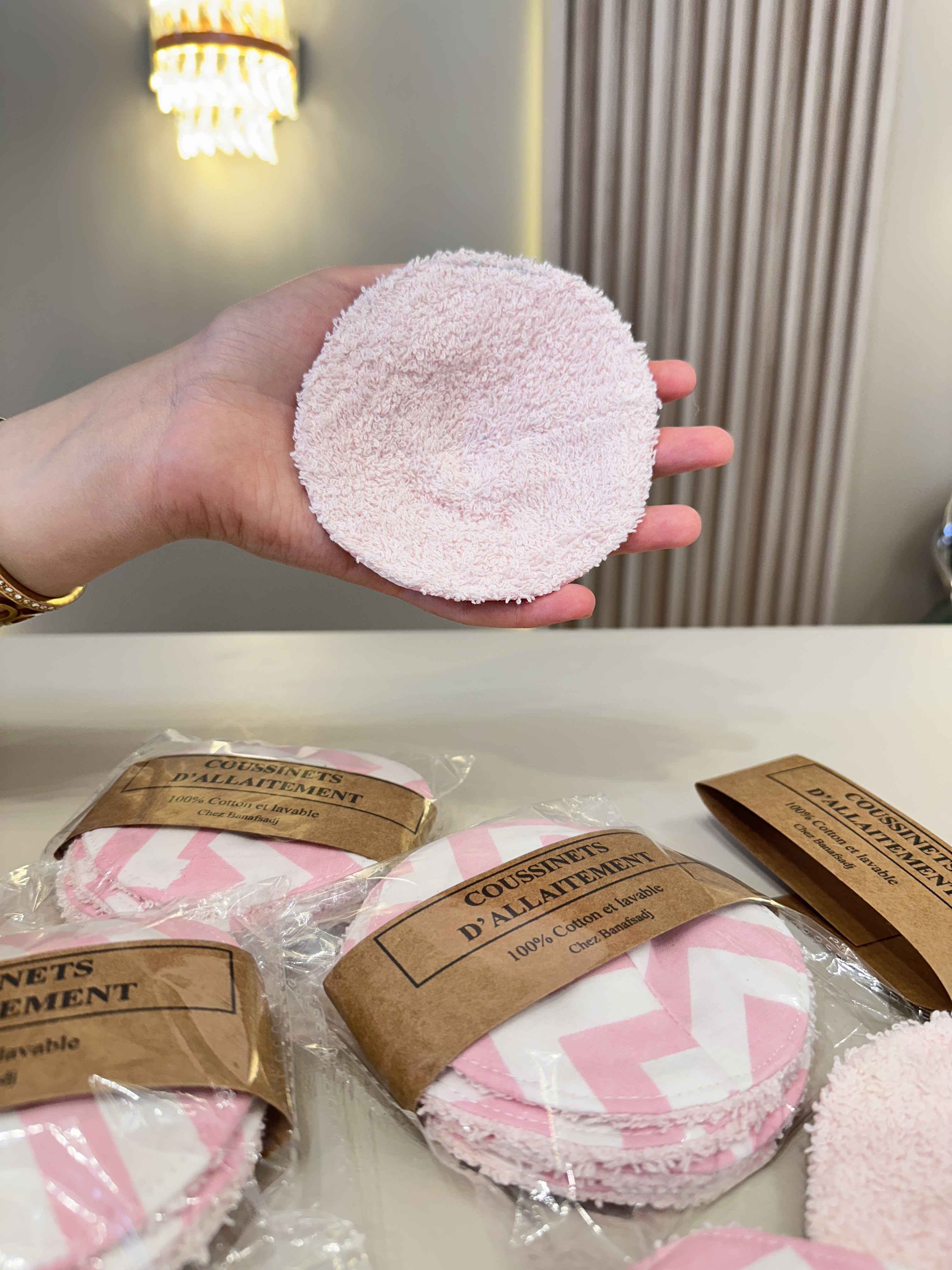 coussinet d allaitement cotton 4pcs 