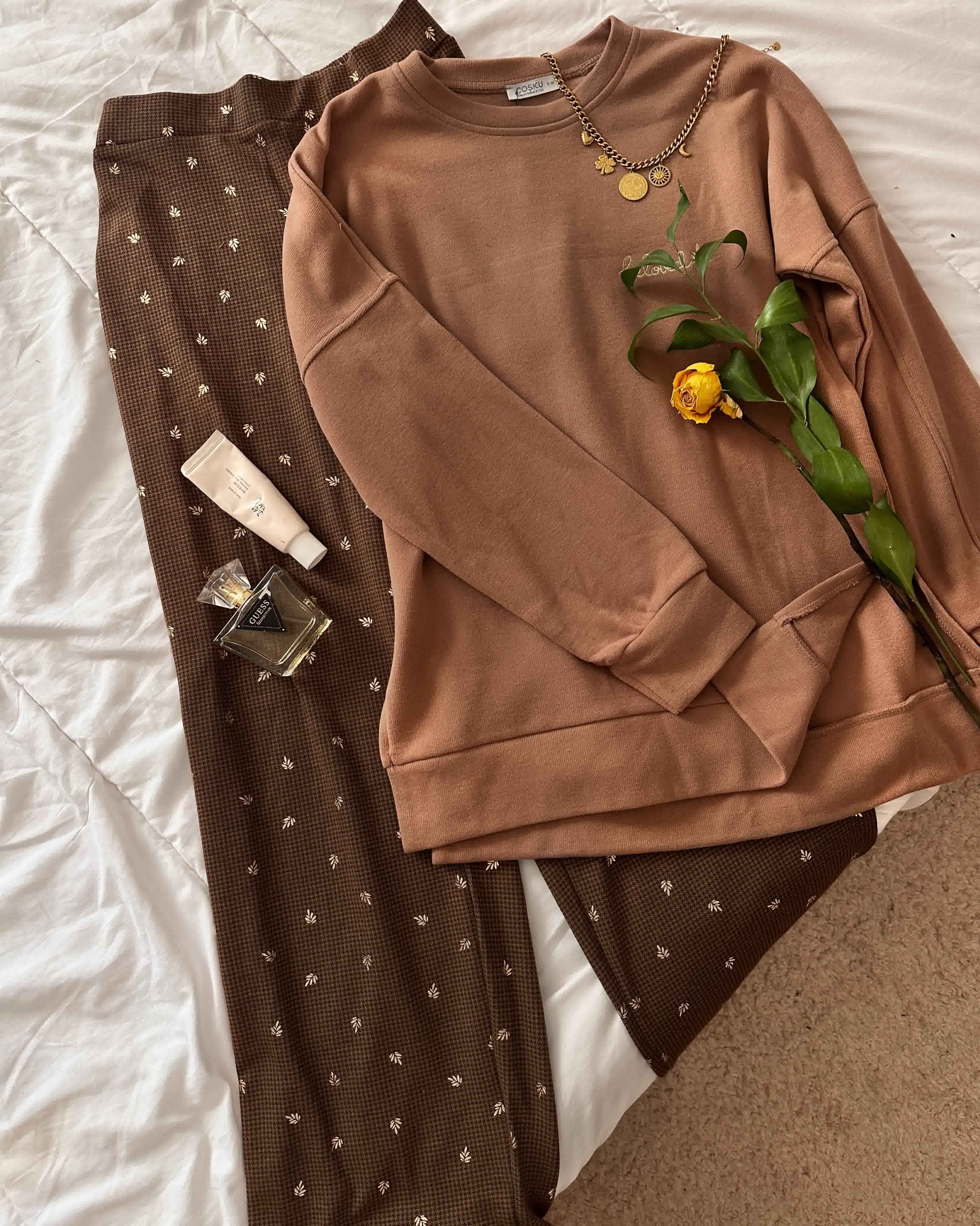 Homewear cosku fleur doré