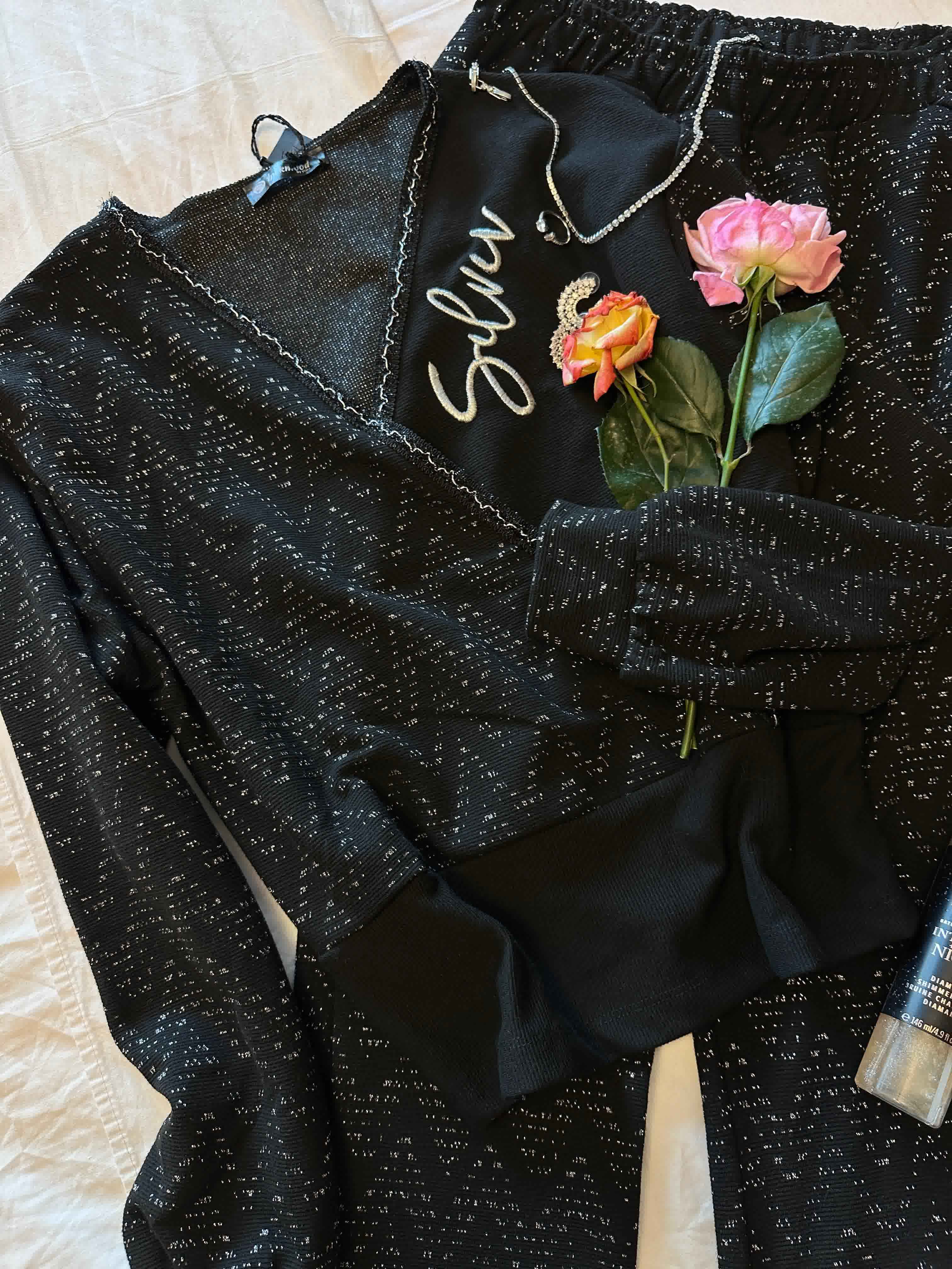 pyjama ipekmod noir crop 