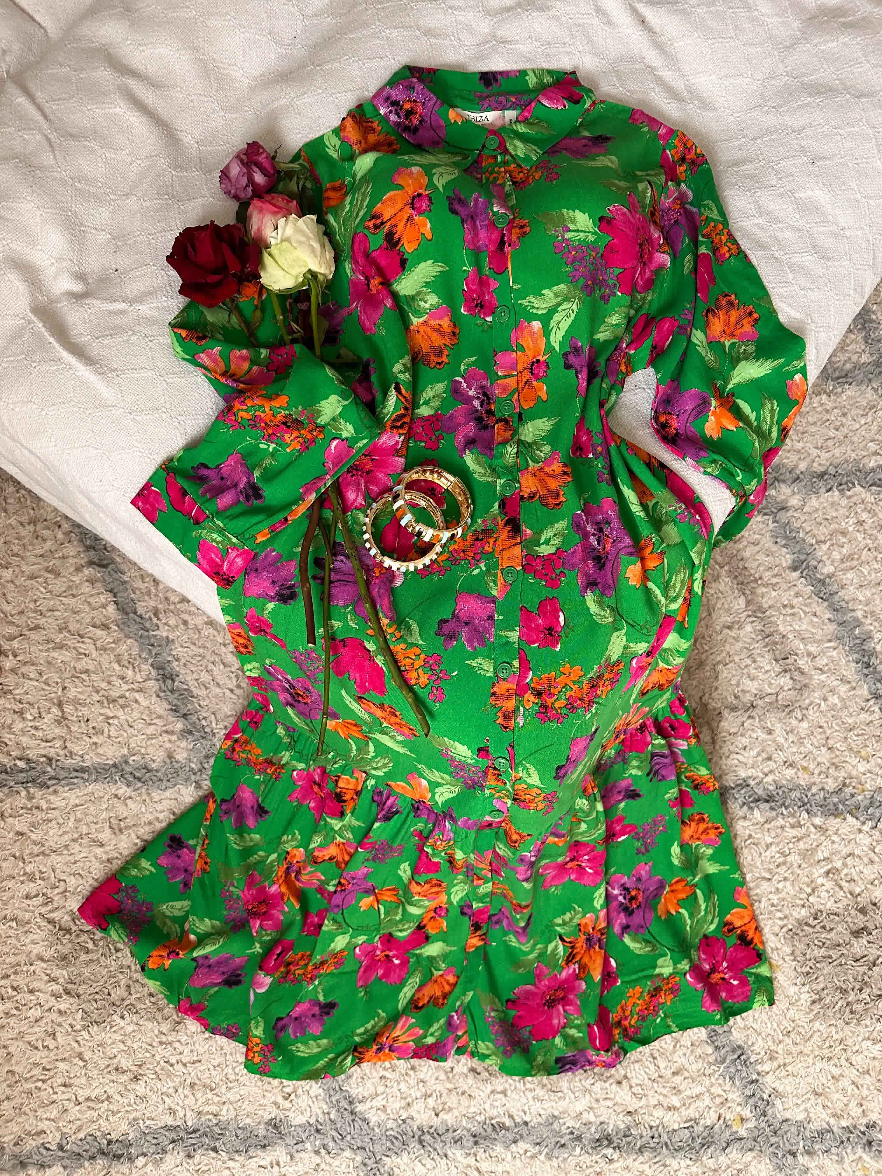 Robe vert pistache Ibiza