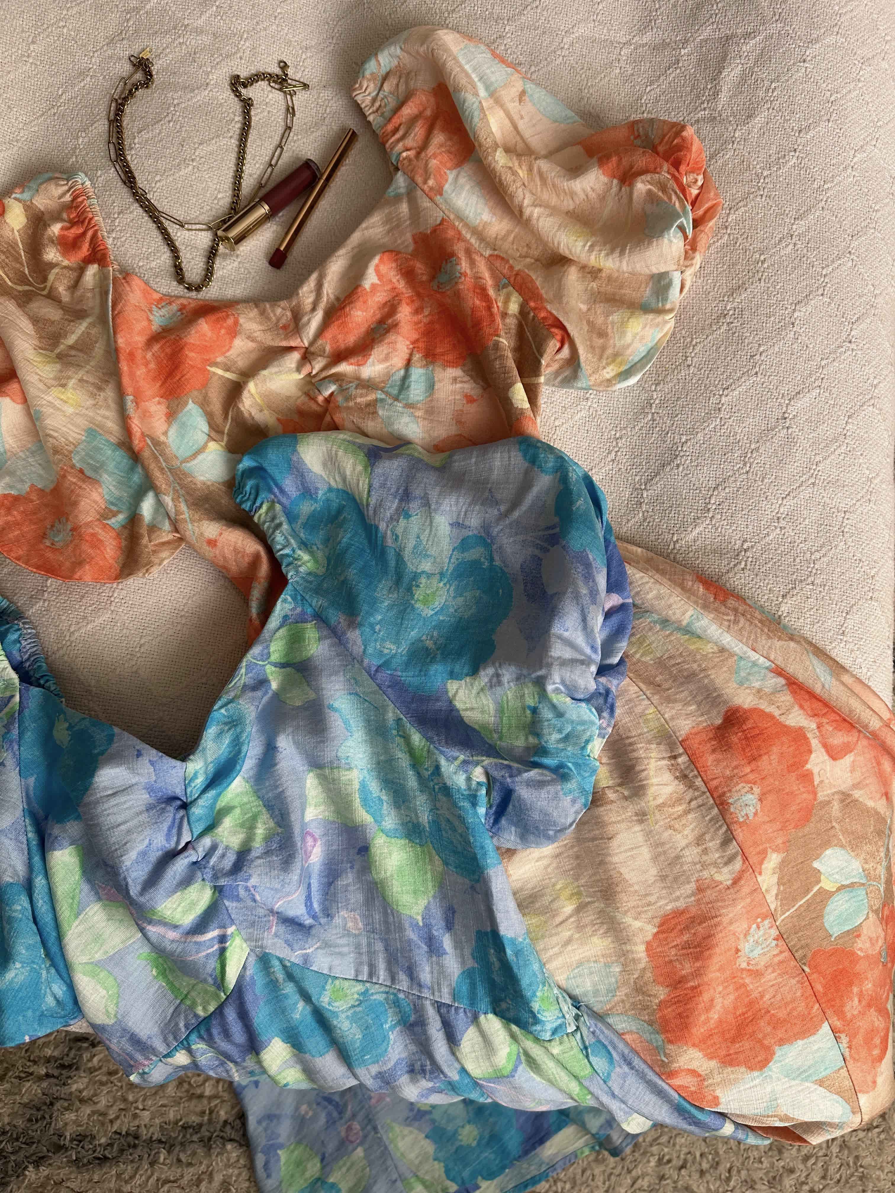 Robe manches gonflées 