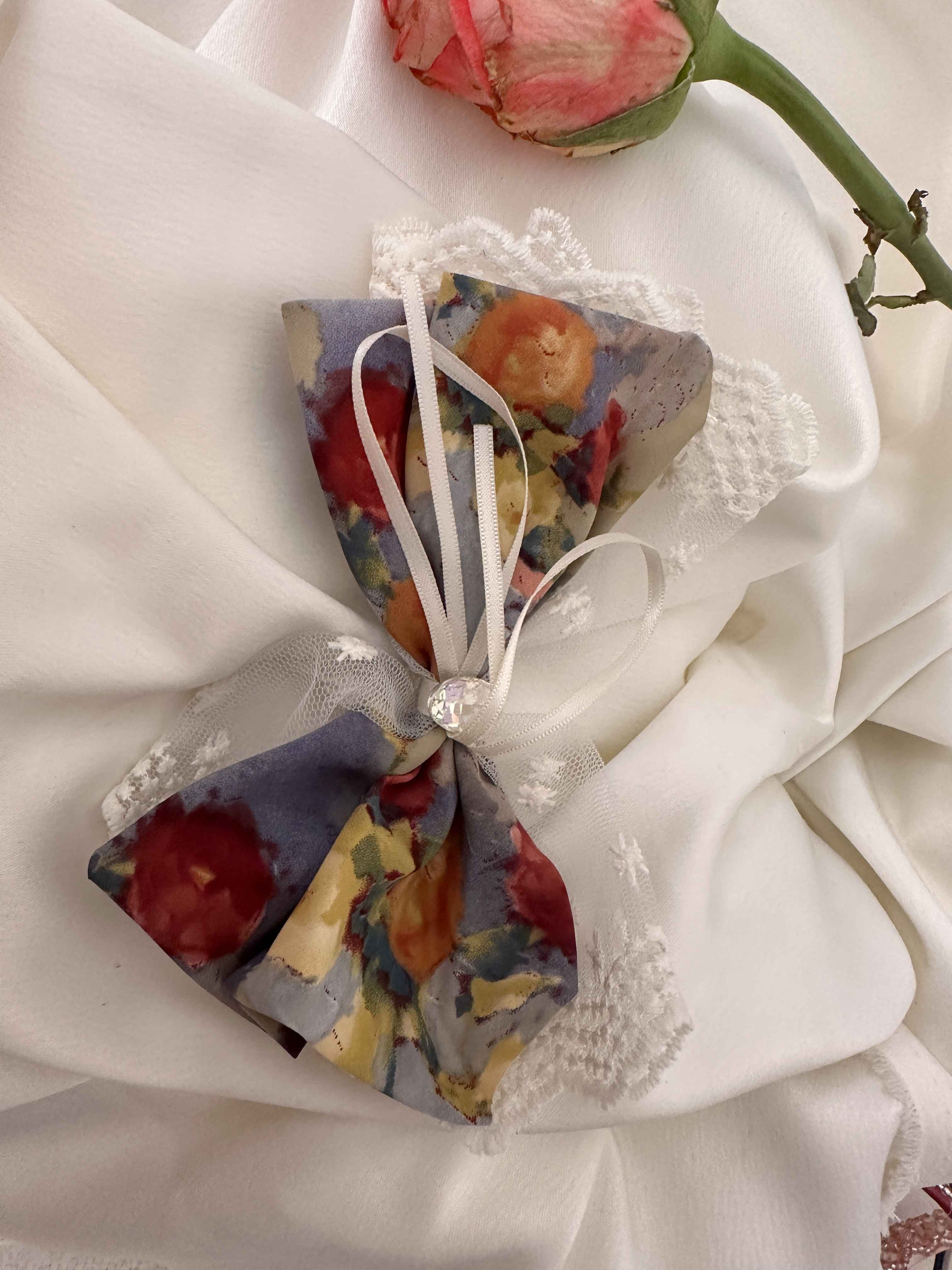 Pince dentelle/crepe 