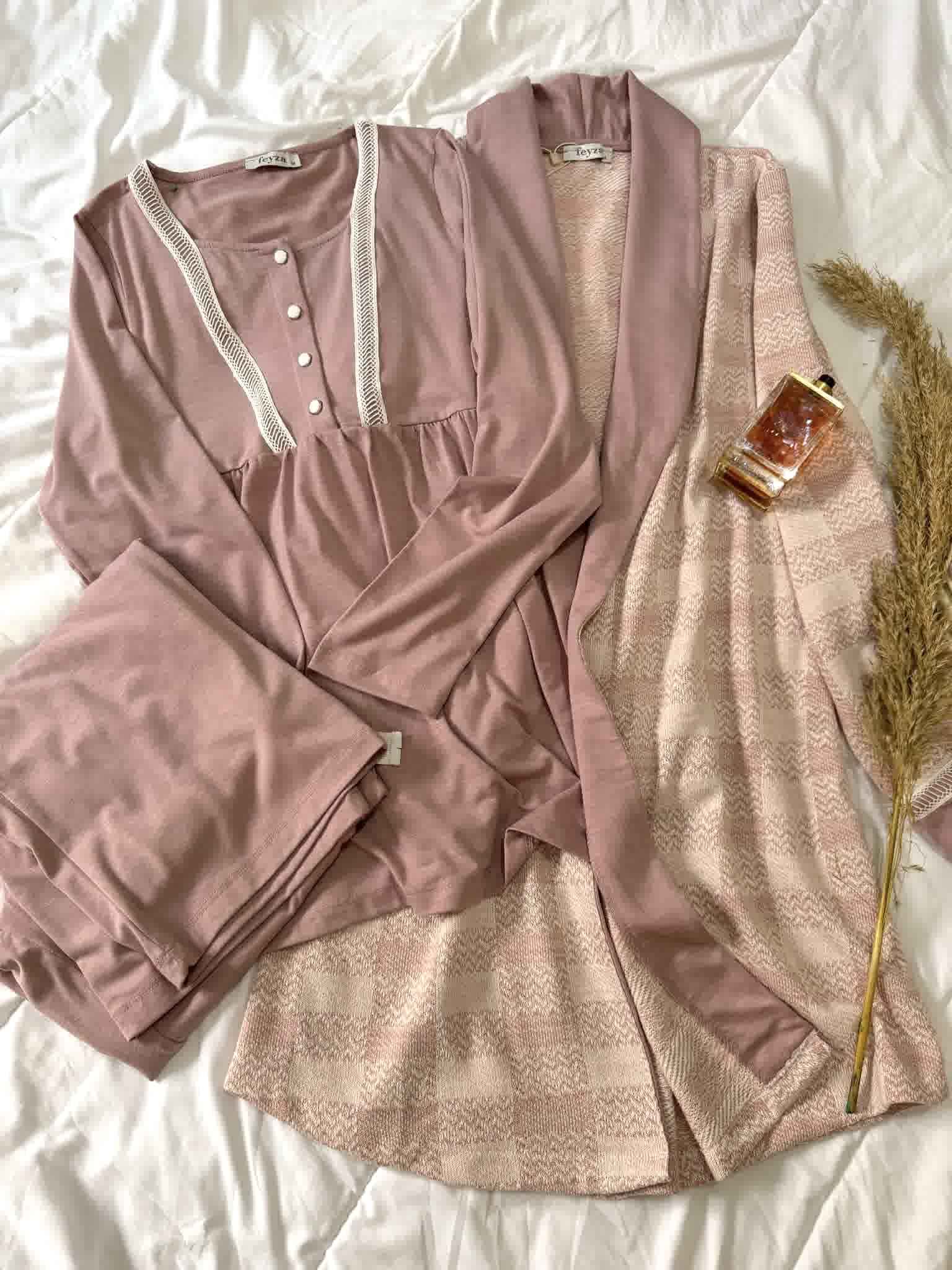 3pcs feyza enceinte à carreaux