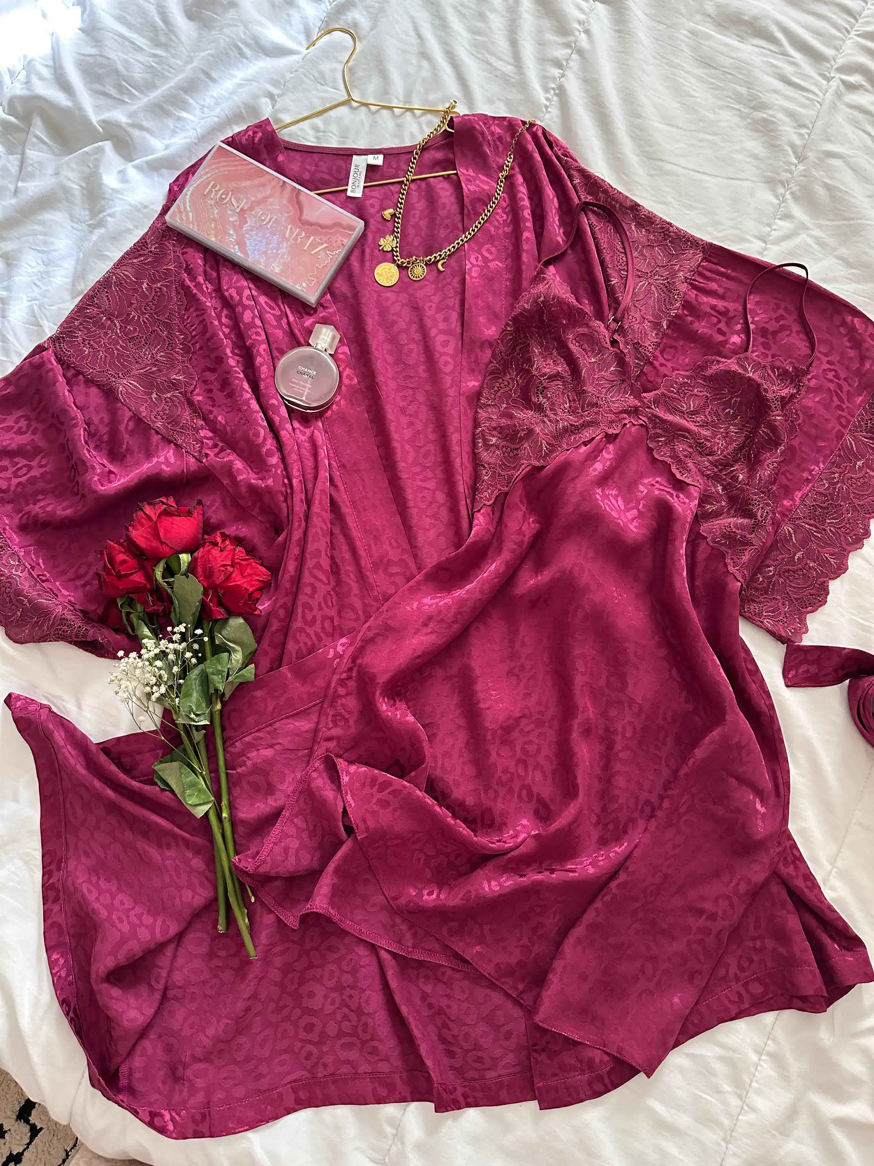 Deshabillé Bonjour violet 