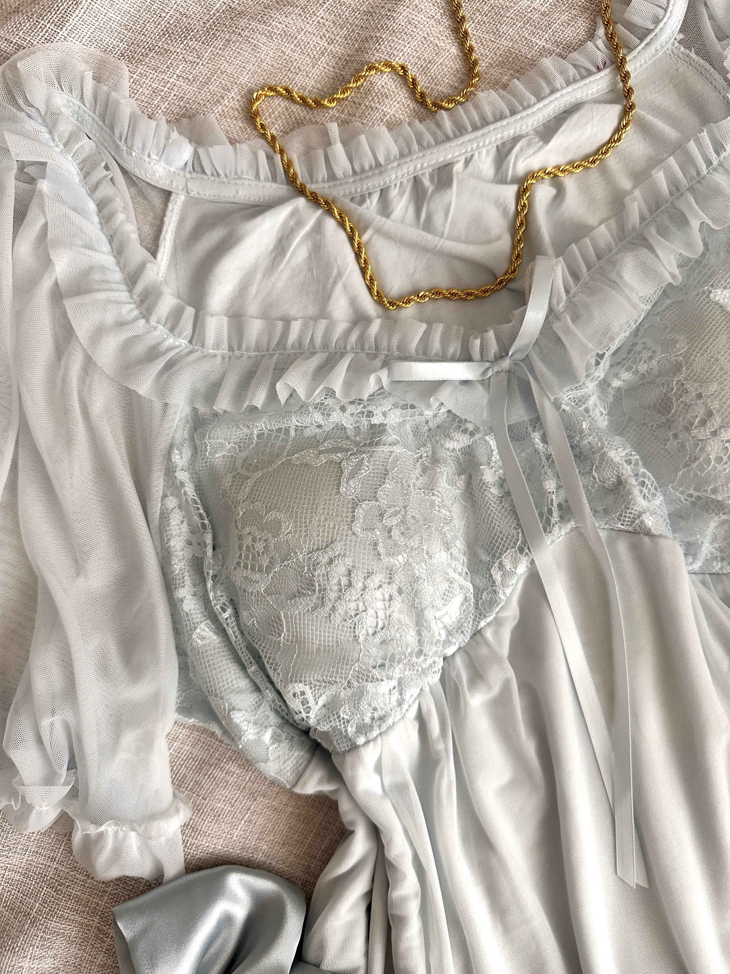 Robe vintage tul/dentelle 