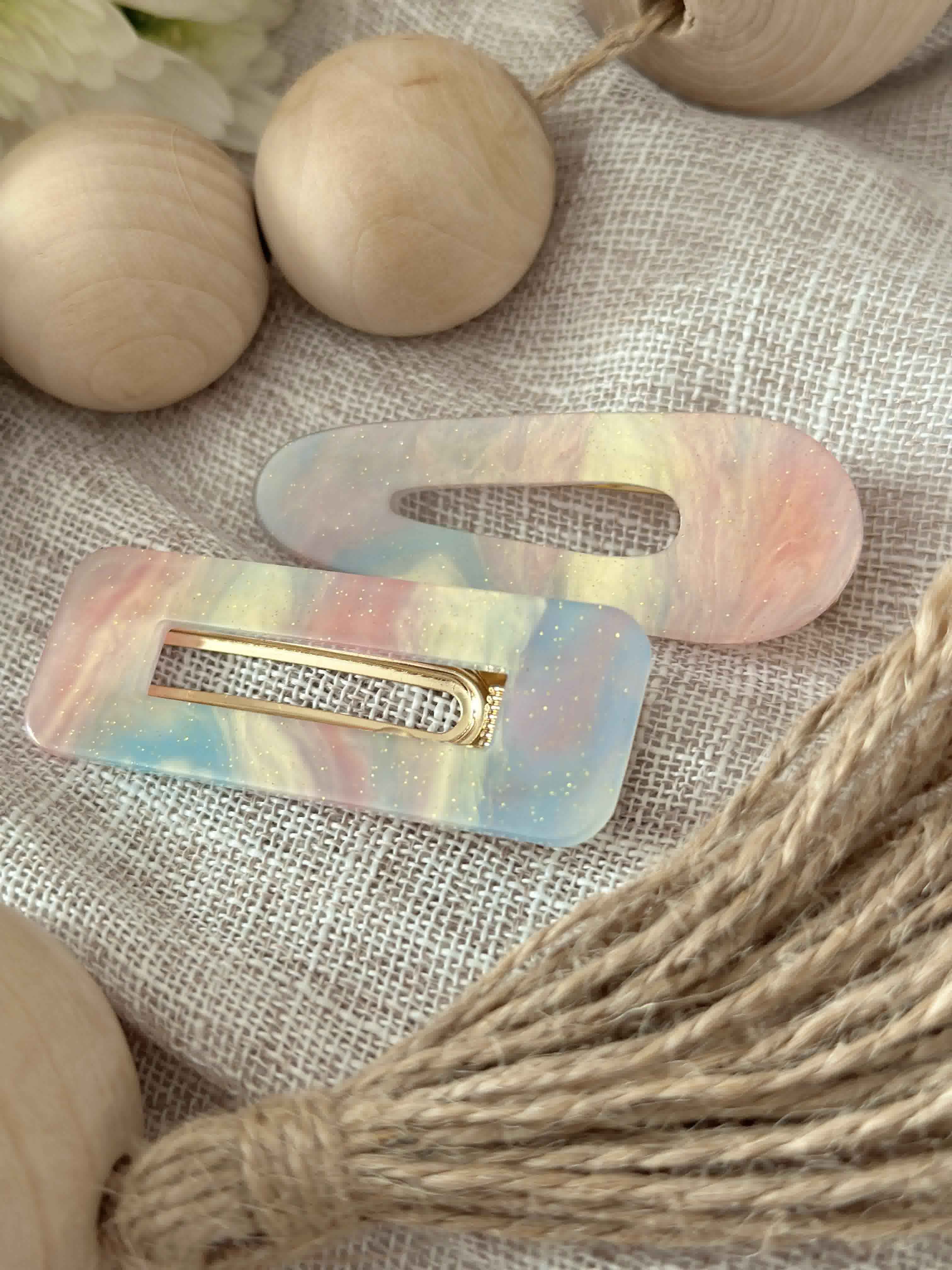 double broche resine 