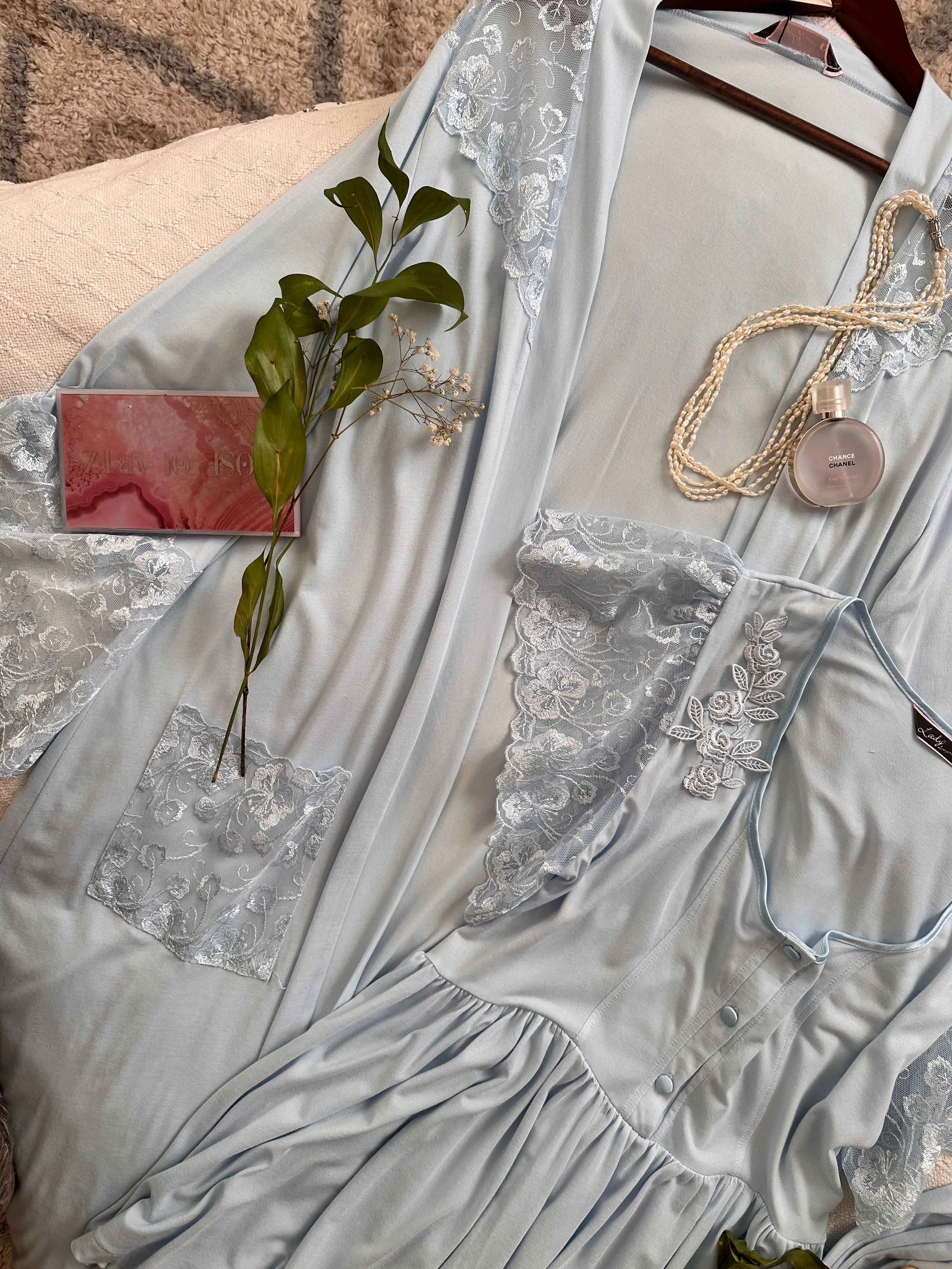 3 piéces enciente Lady transparent 