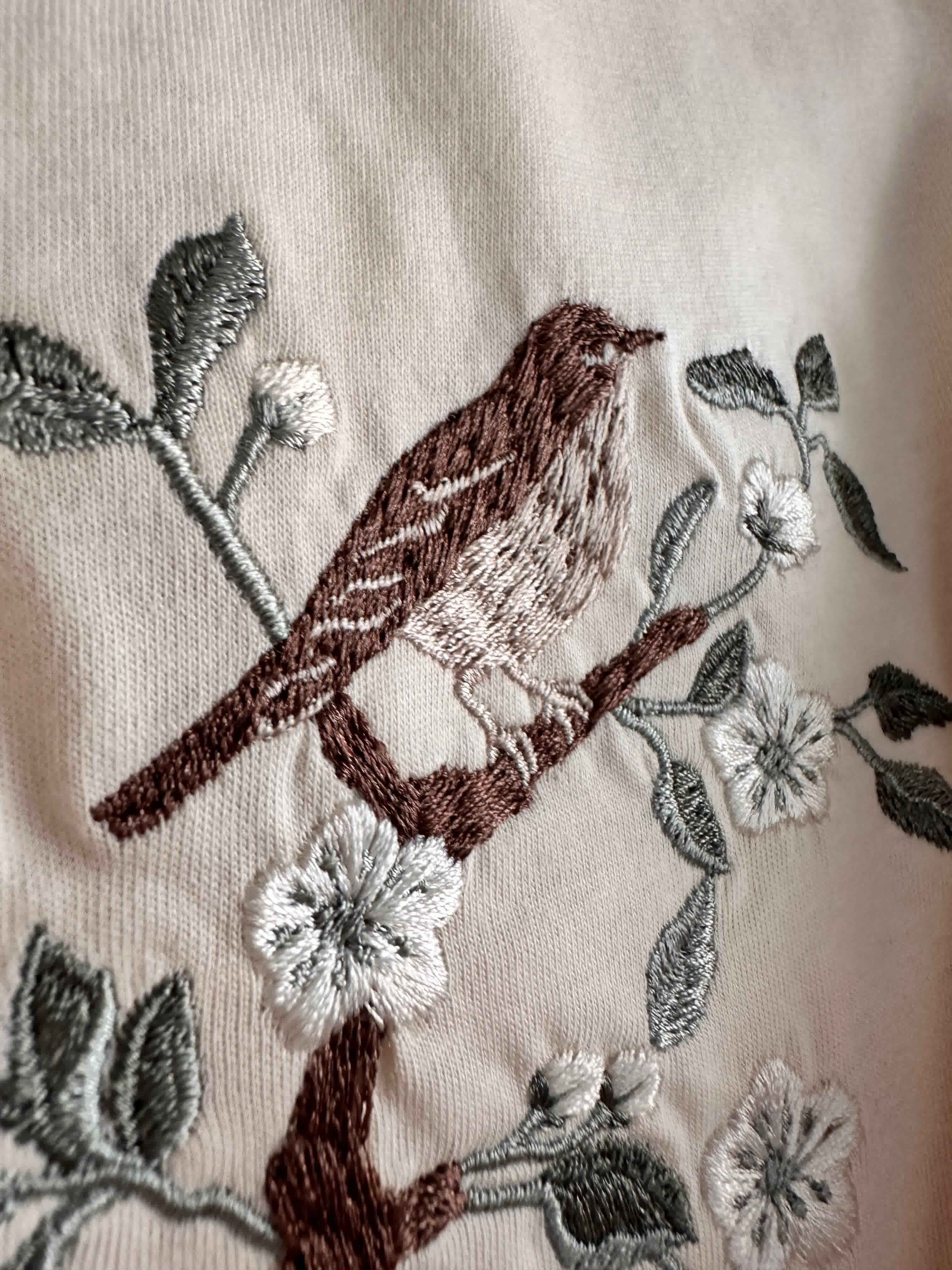 Homewear Penymood beige pantacours fleuri 