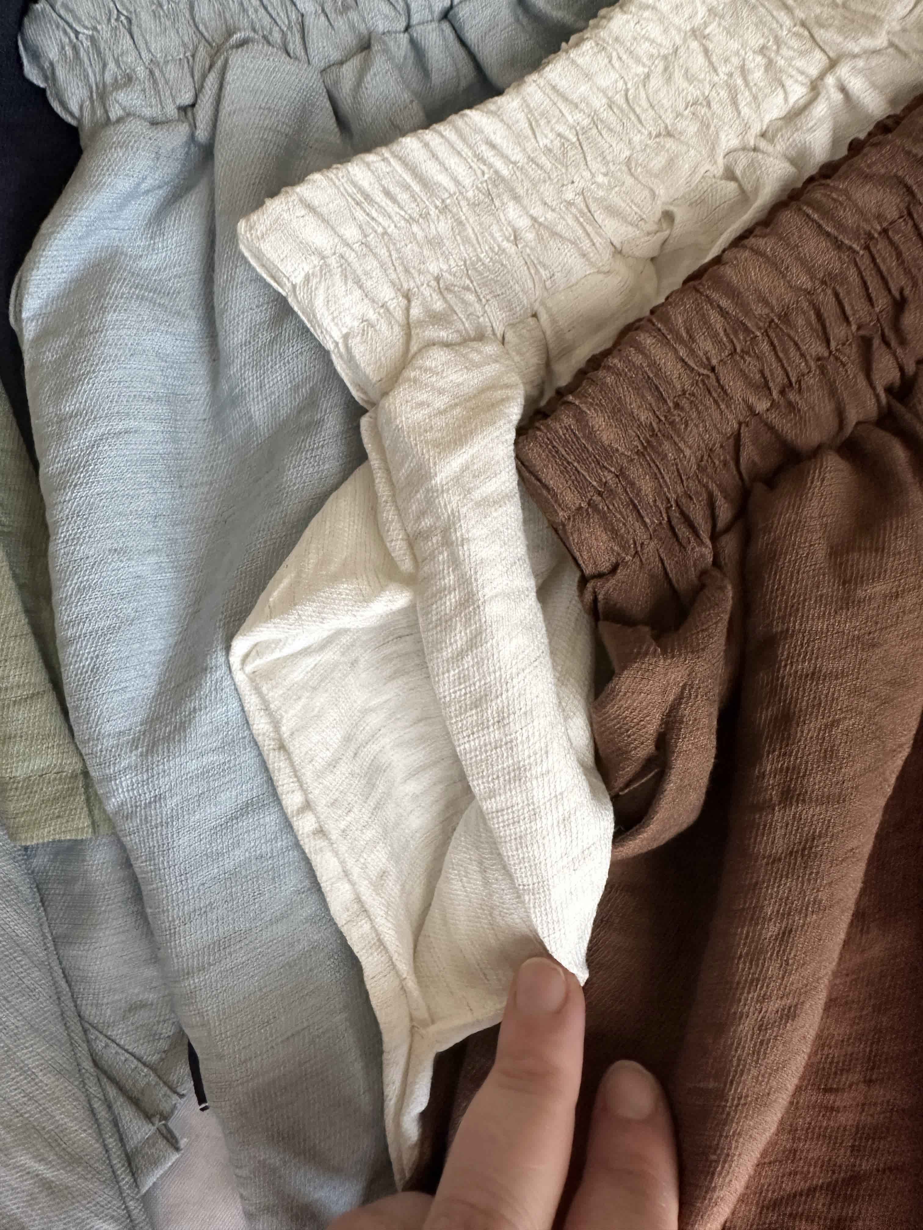 Pyjama short lin noeud 