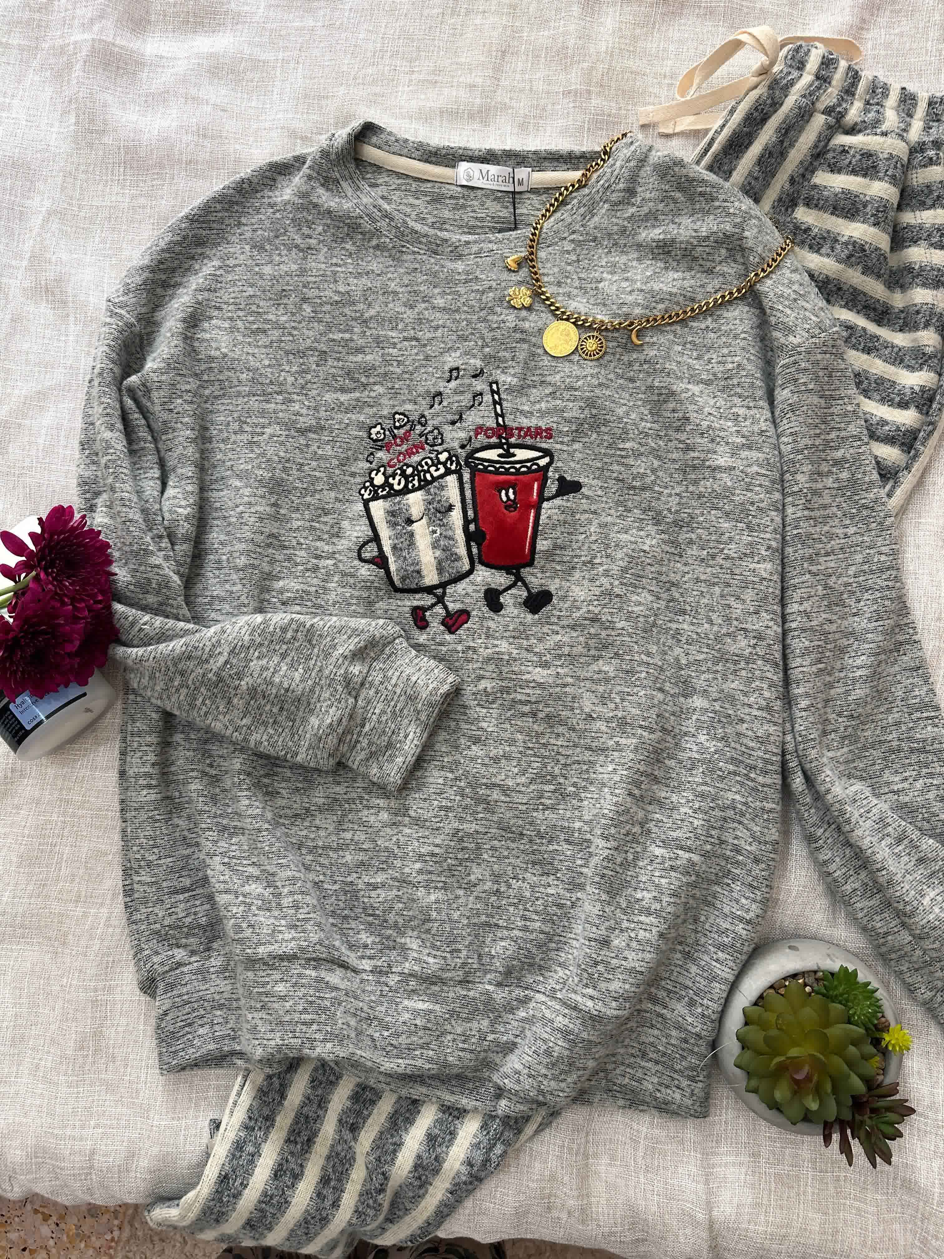 Homewear Marah gris Coffee