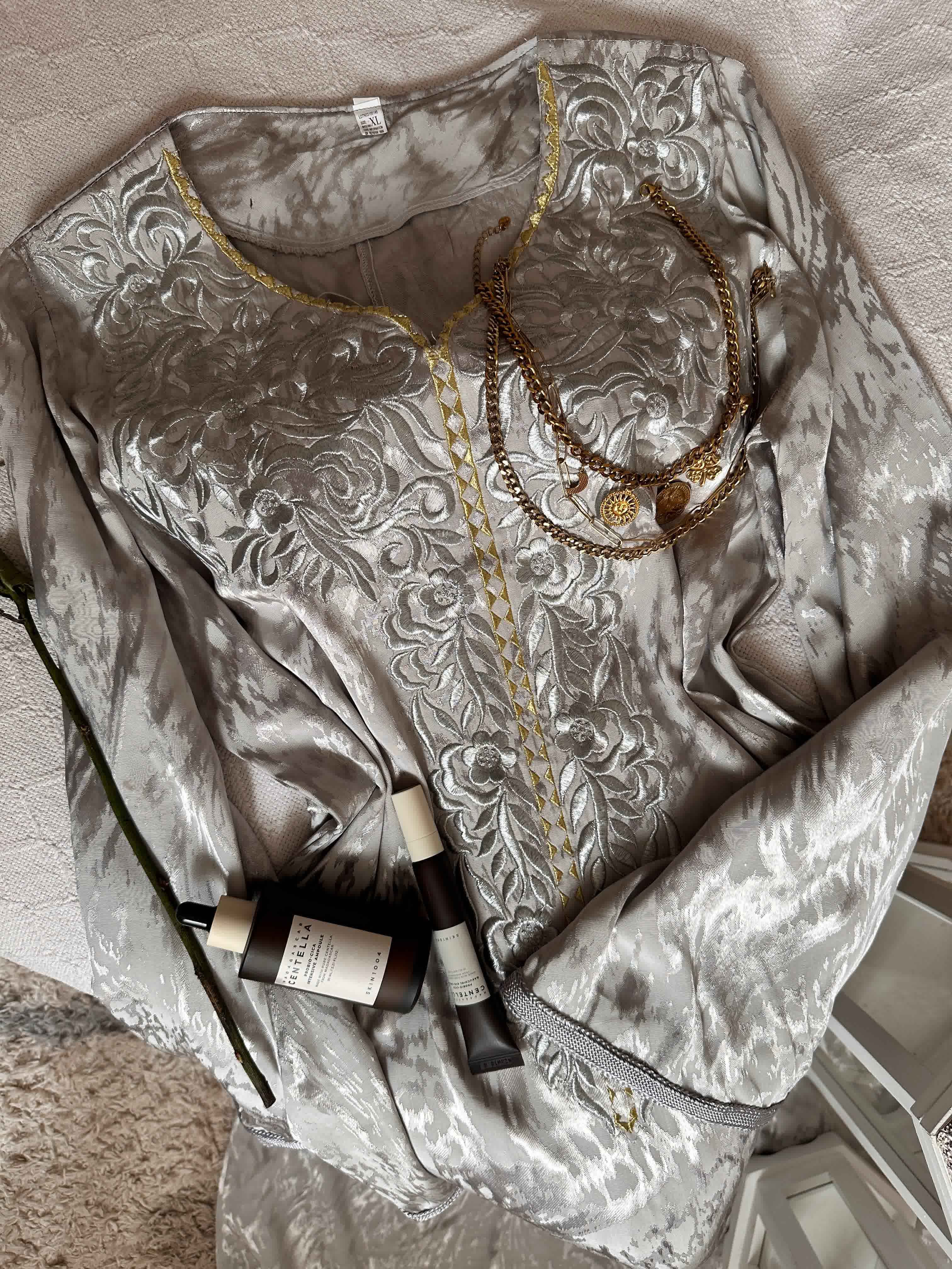 Robe kemkha broderie uni 