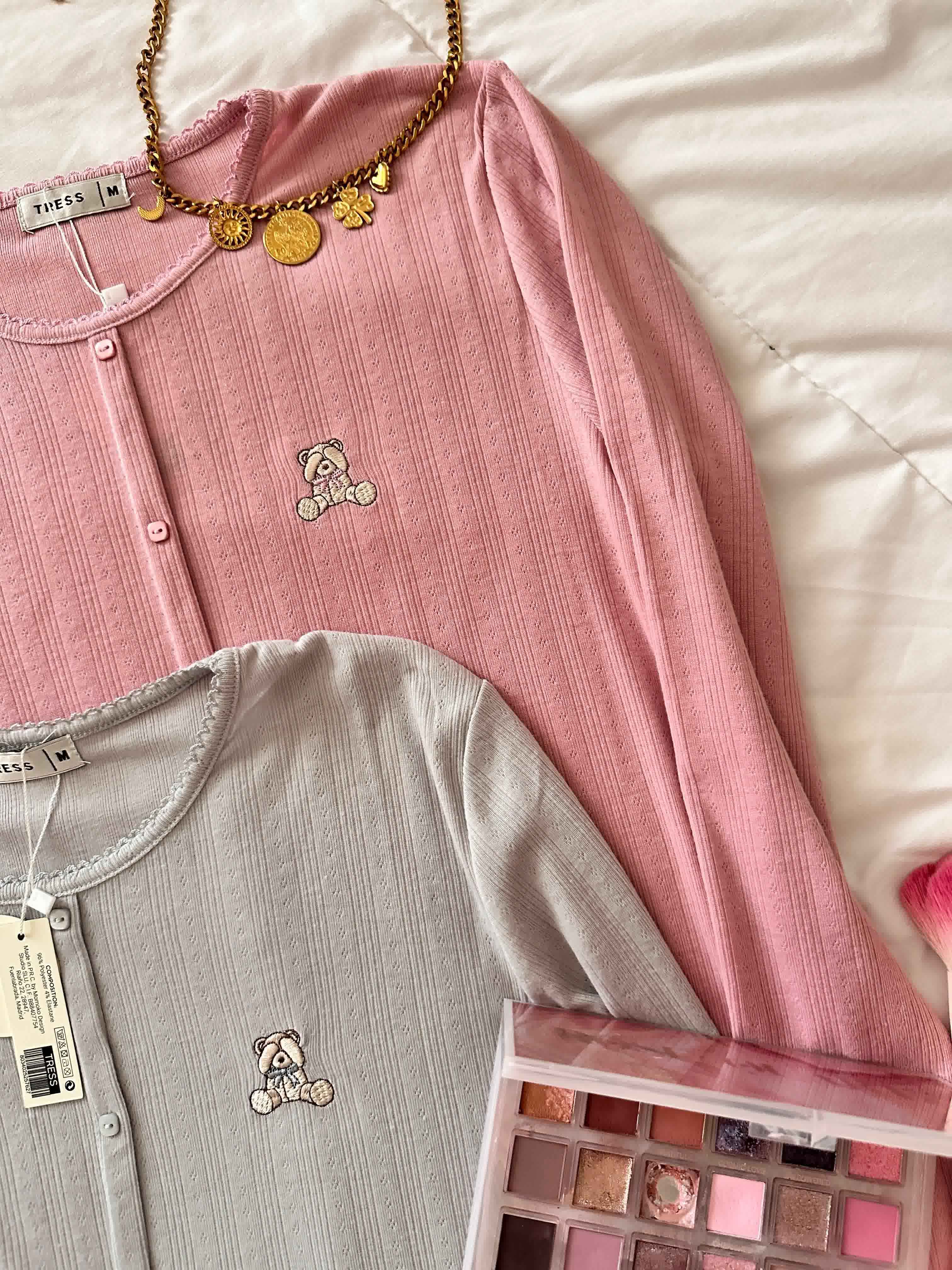 Pyjama Tress uni coeur nounours 