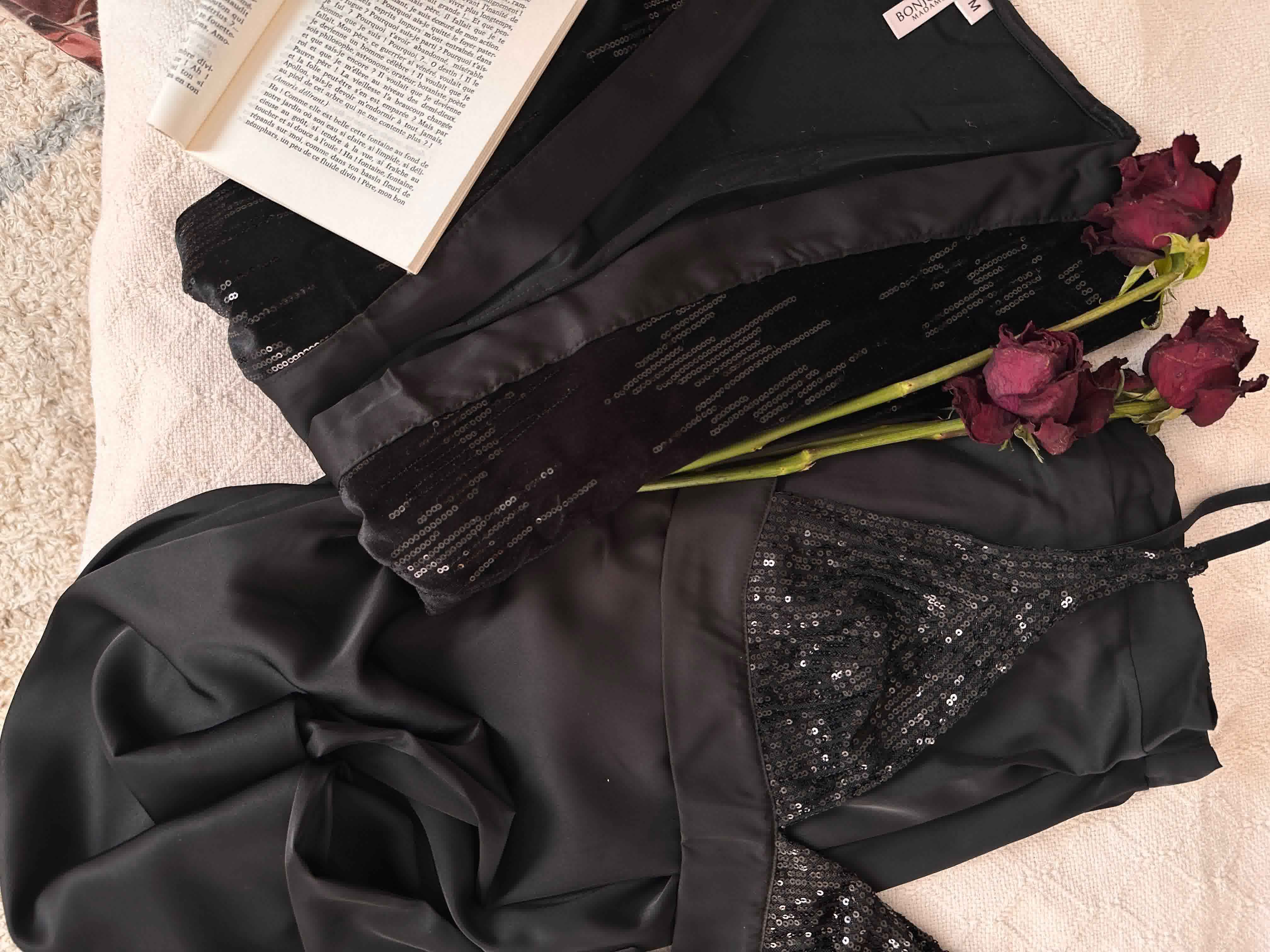 Ensemble 3pcs Bonjour Noir brillant 