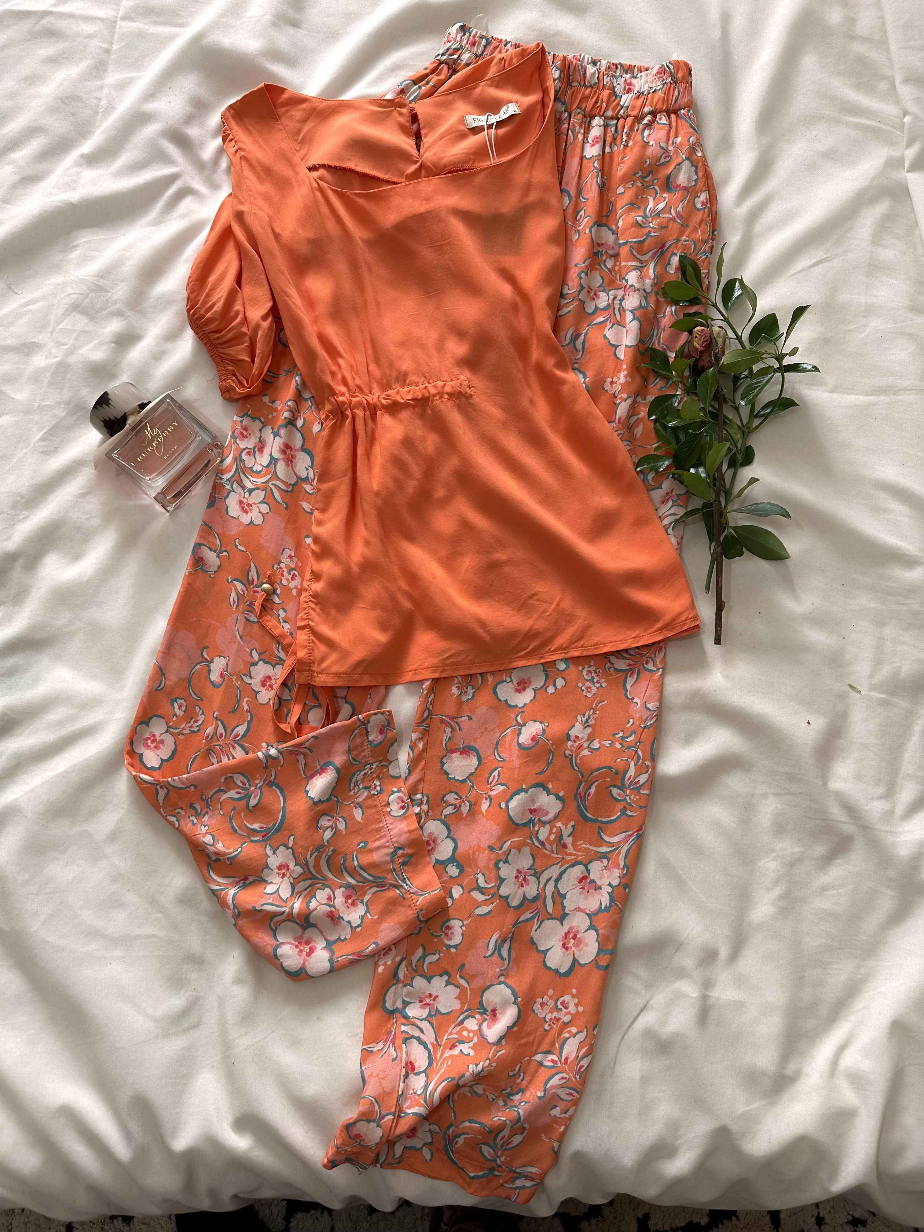 pyjama Figleaf pantalon fleuri