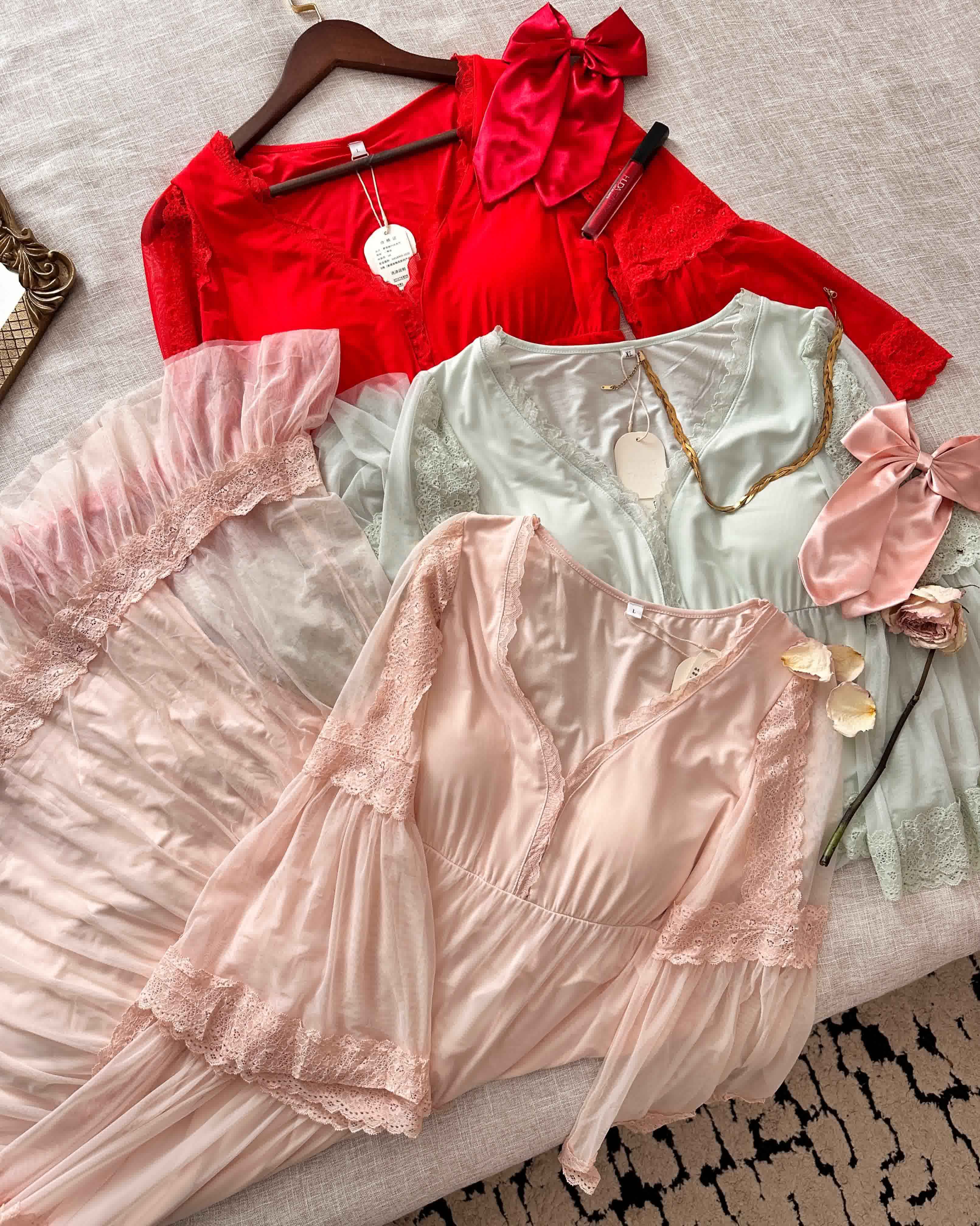 Robe vintage longue uni