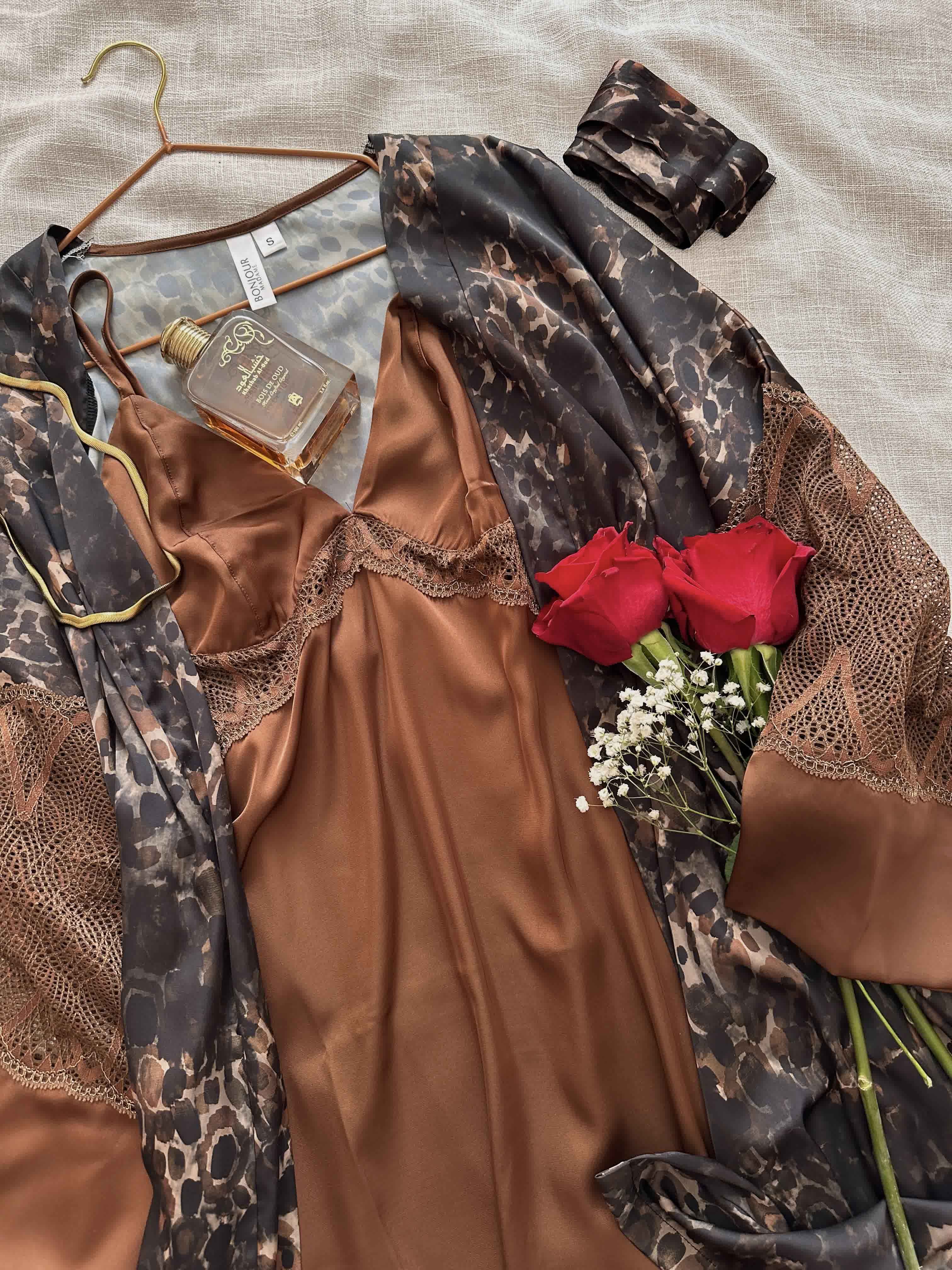 Deshabillé Bonjour maron 