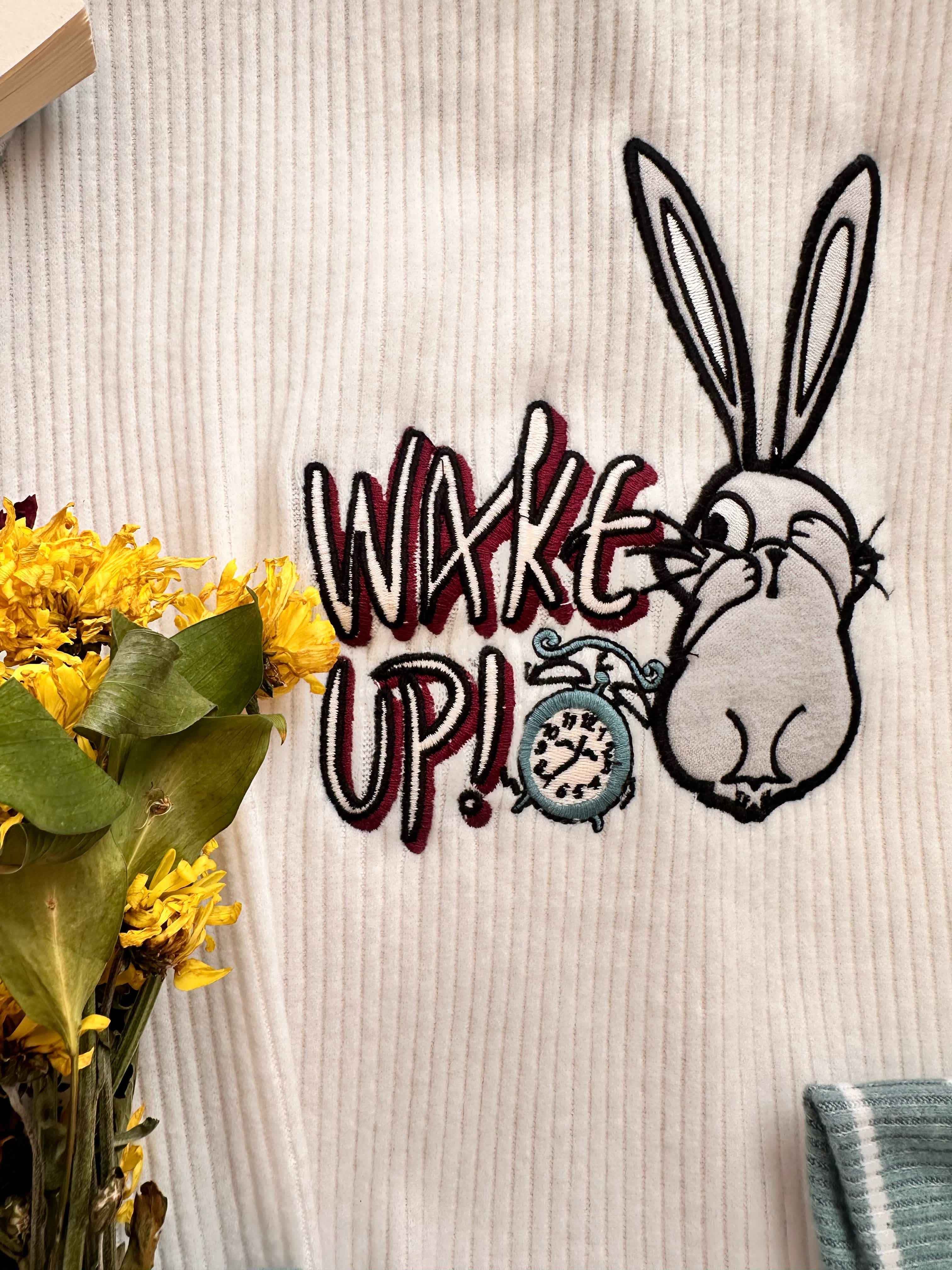 pyjama marah wake up bunny 