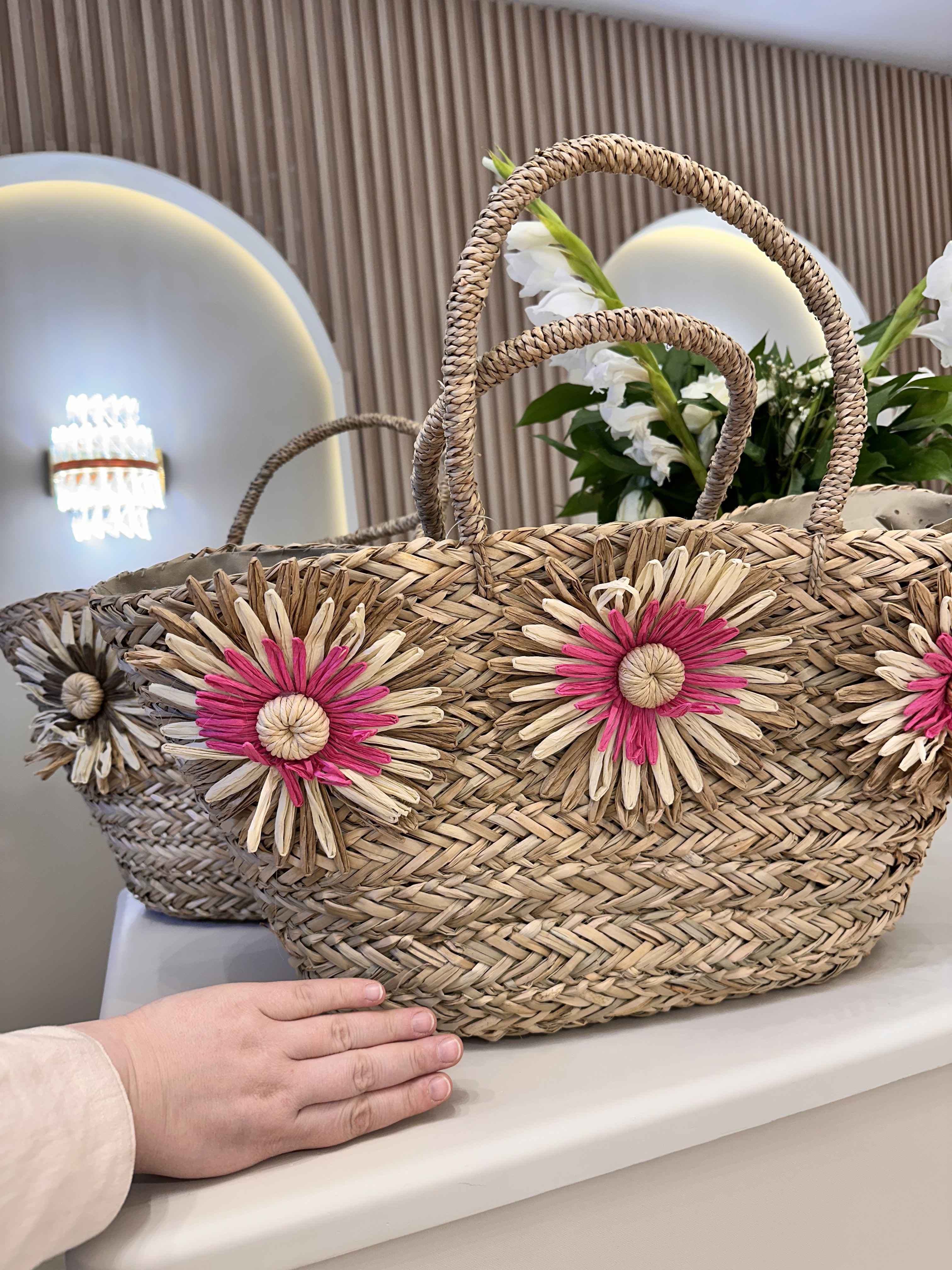 sac couffin grand fleurs 