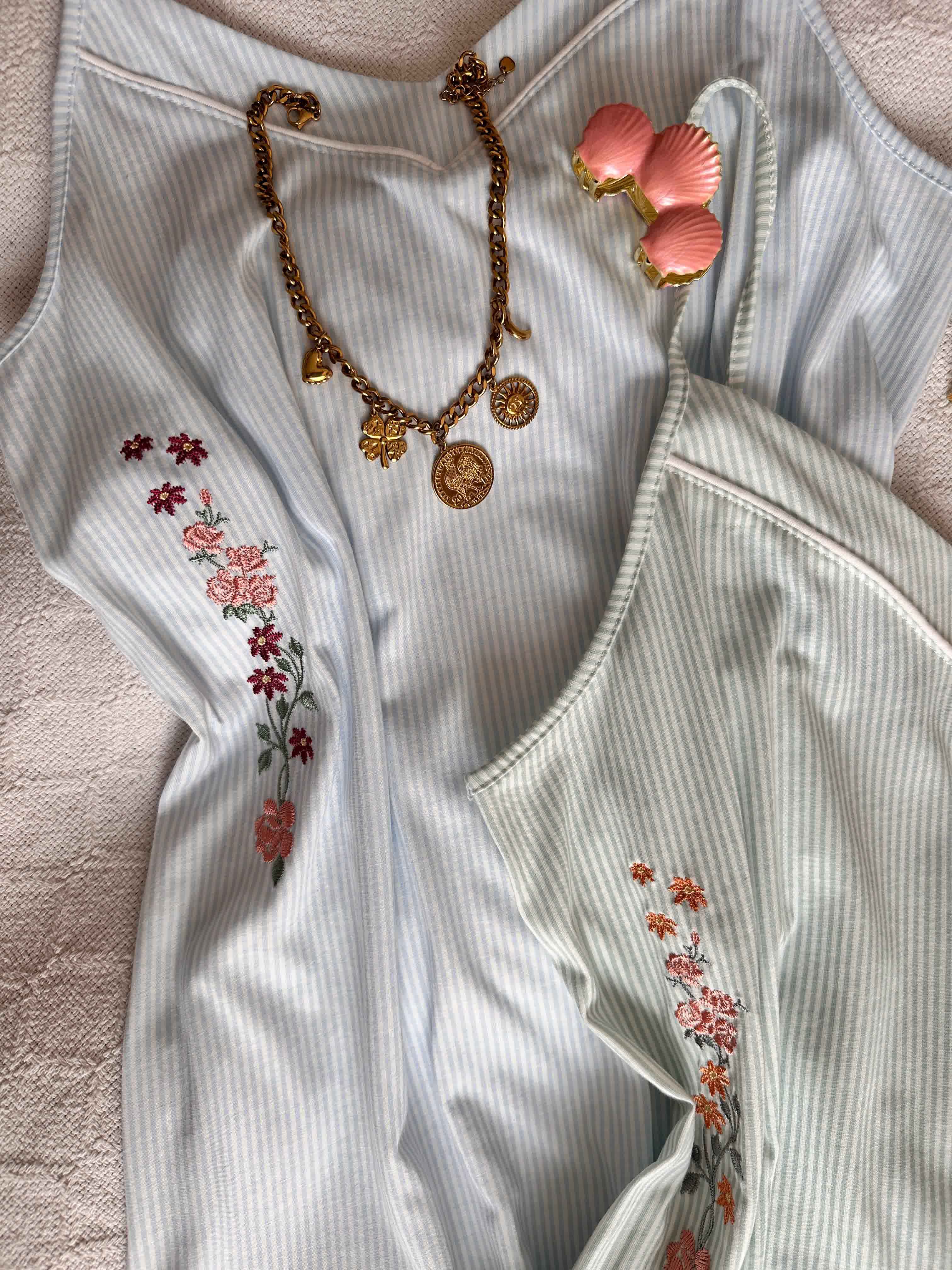 Robe Tress broderie fleurs 