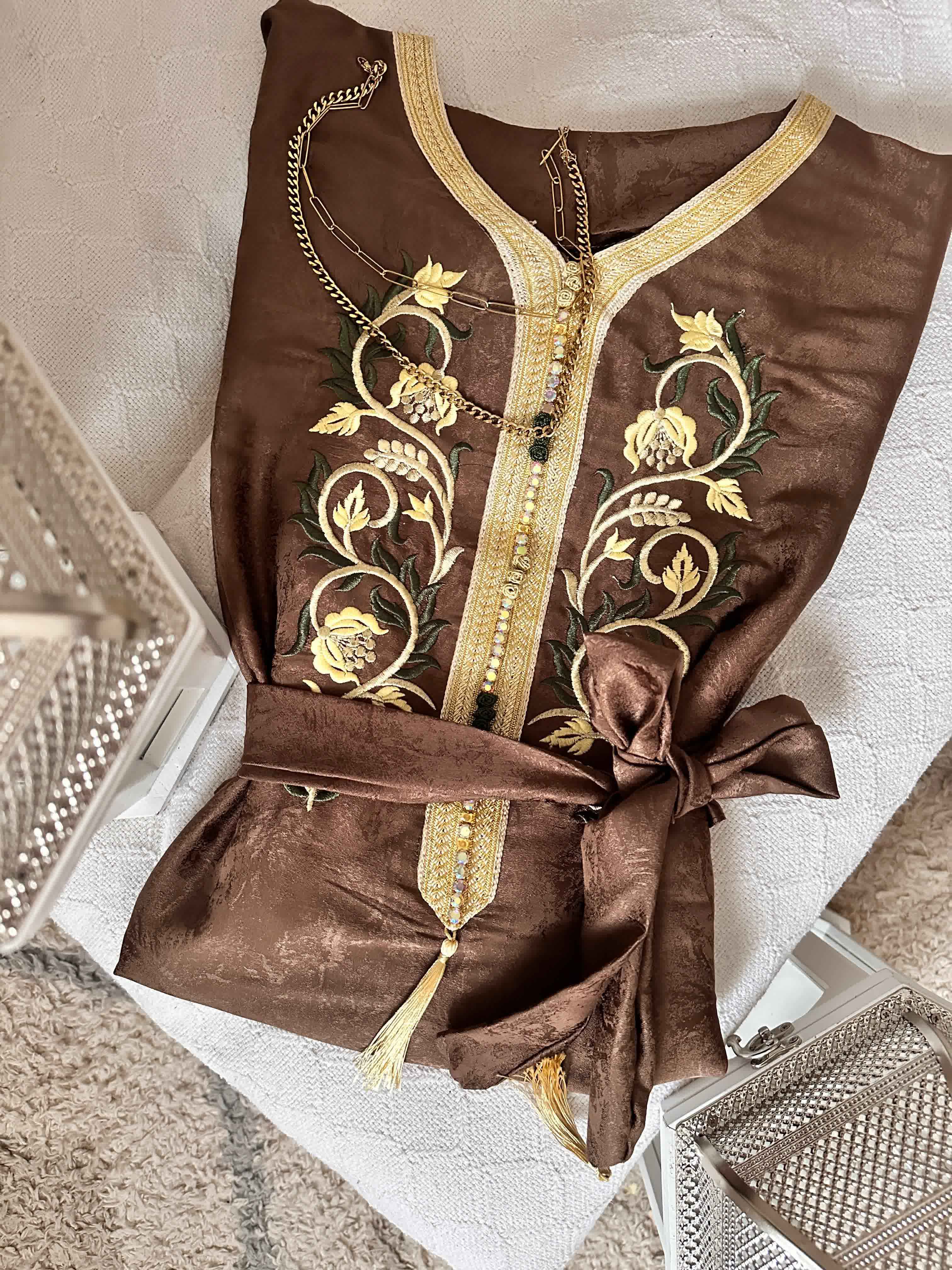 robe kemkha broderie doré 