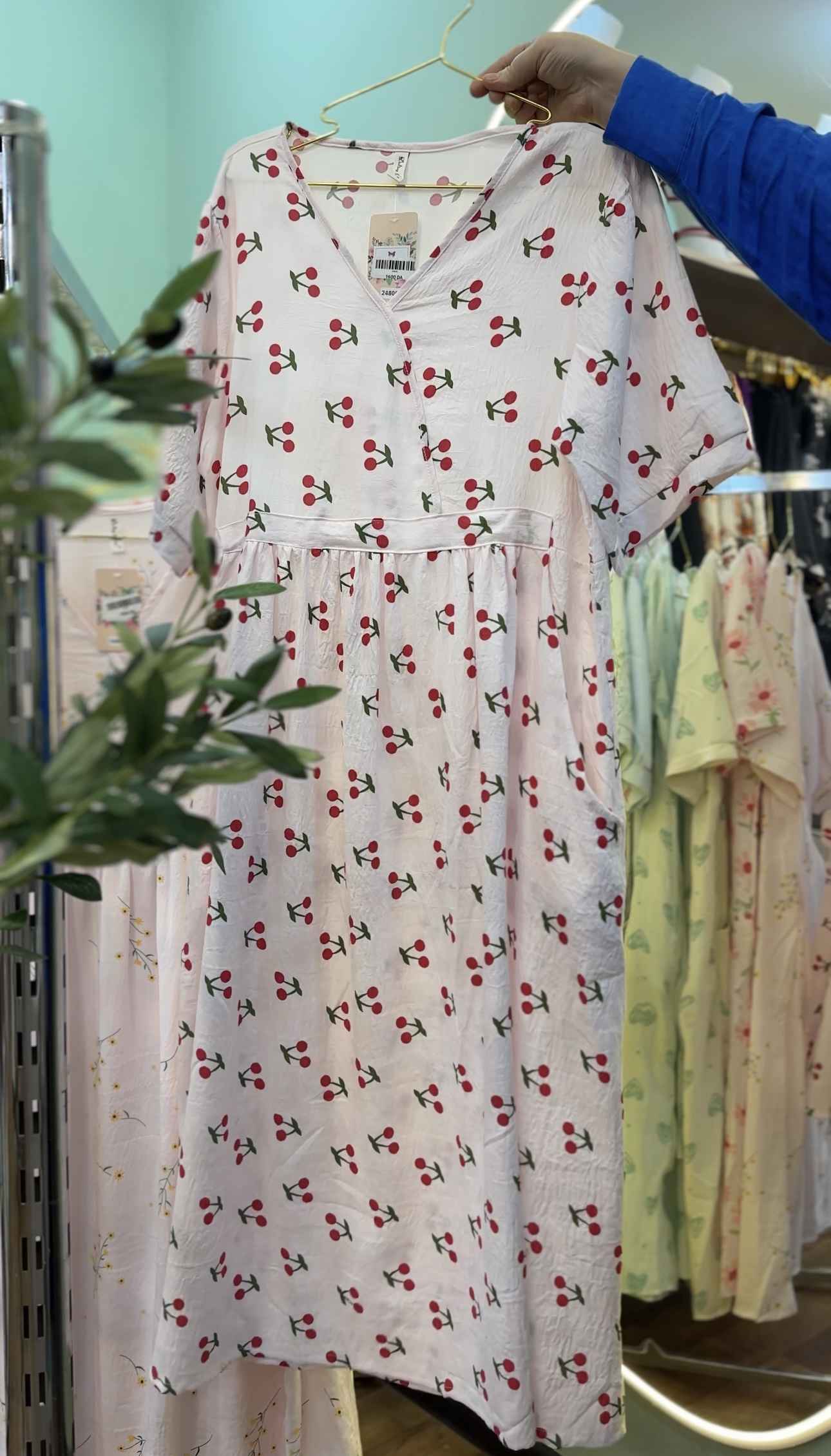 robe crepe de coton cache coeur 