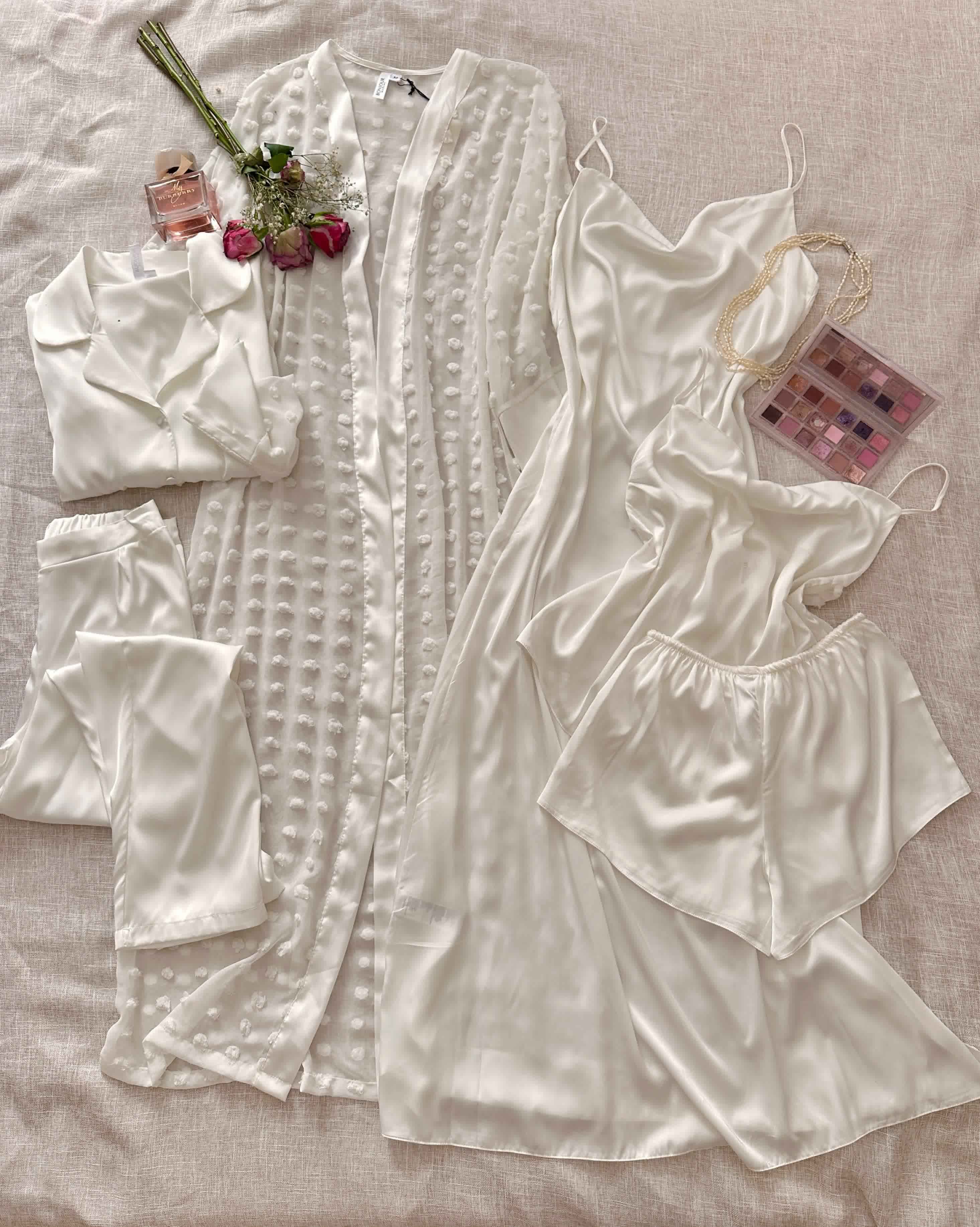 6pcs pack bridal longue 