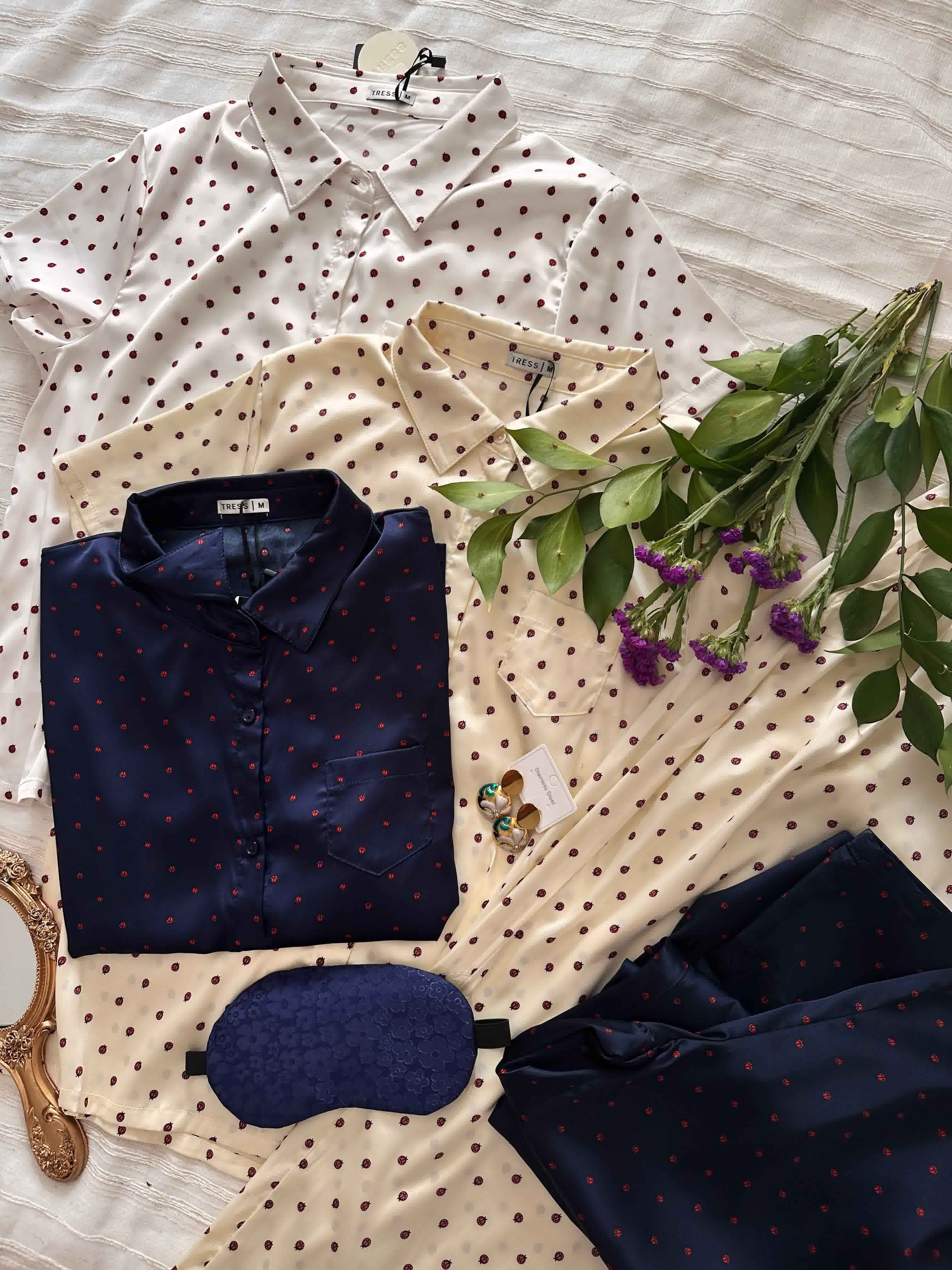 Pyjama coccinelle satin