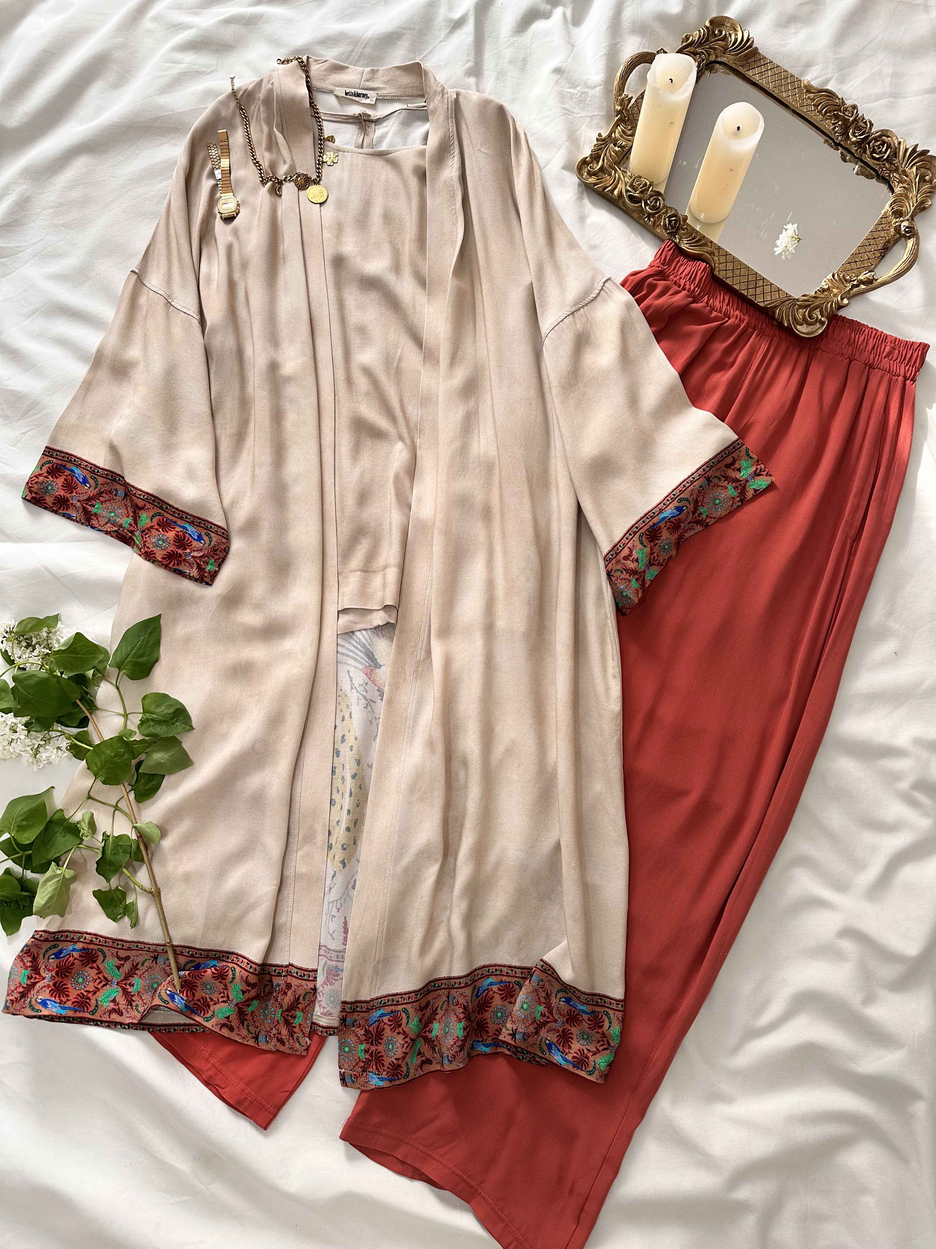 3pcs boho dos dessiné 