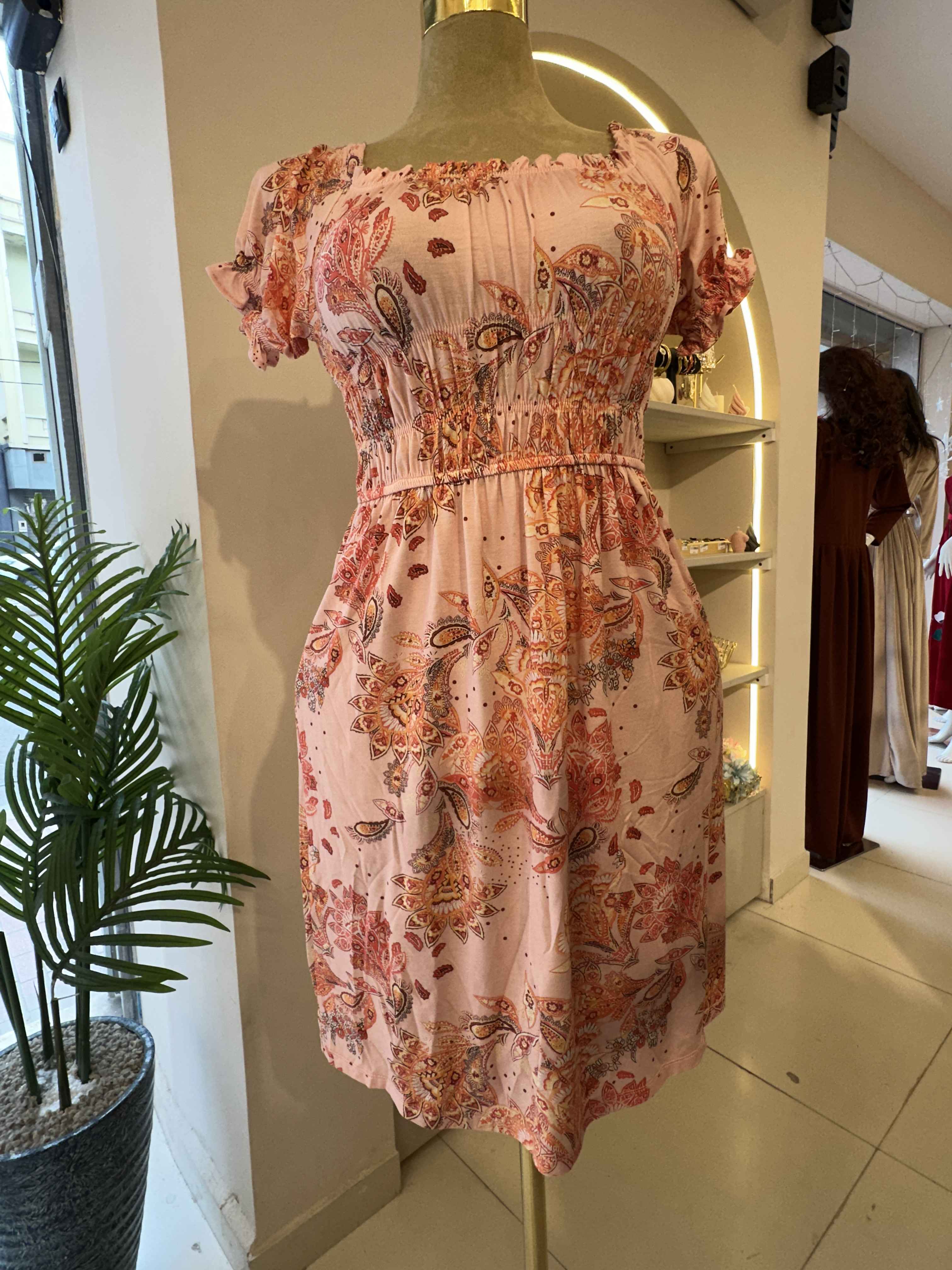 Robe Marah courte demi manche 