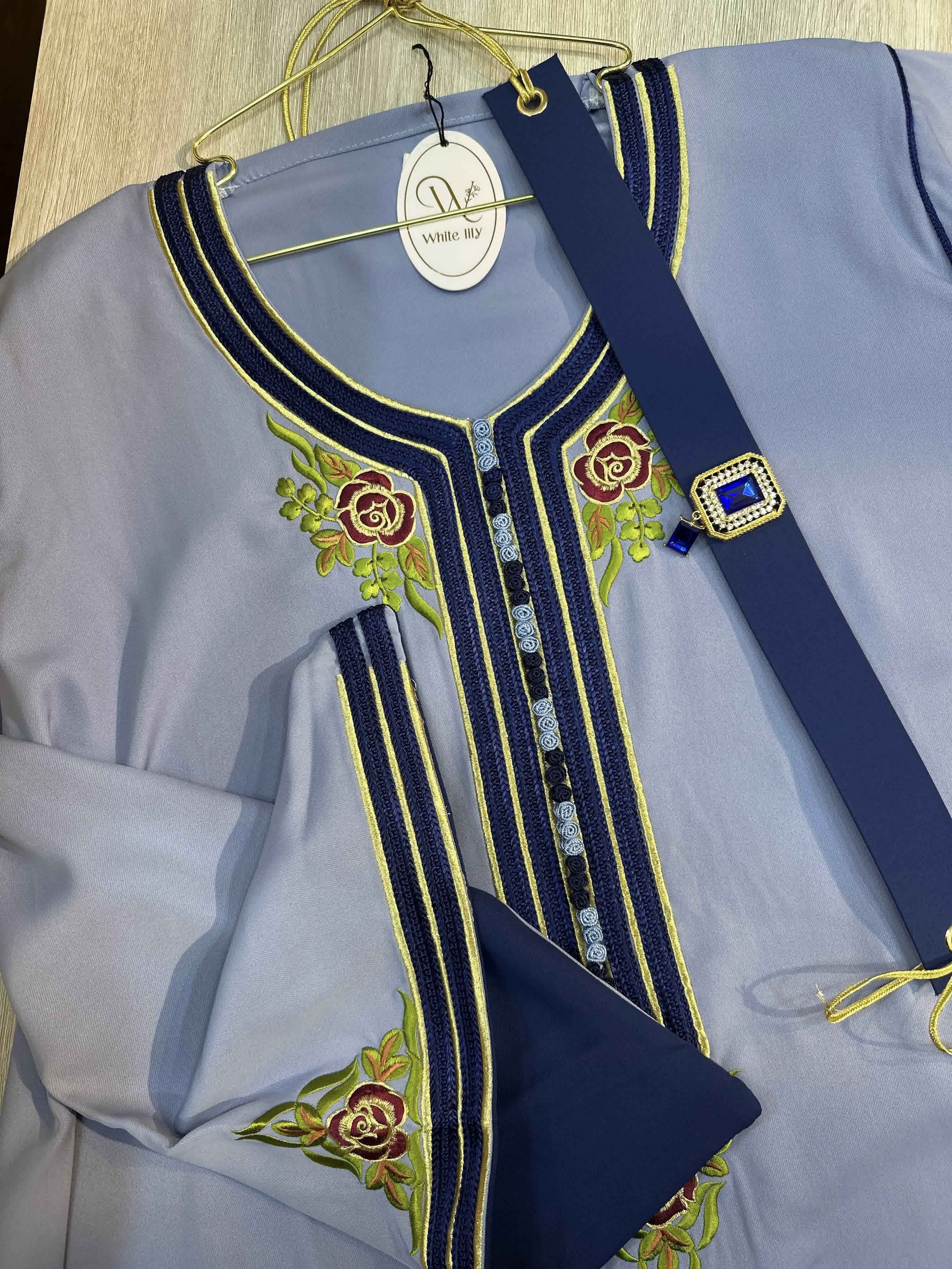 Caftan Kashma fleuri 2 