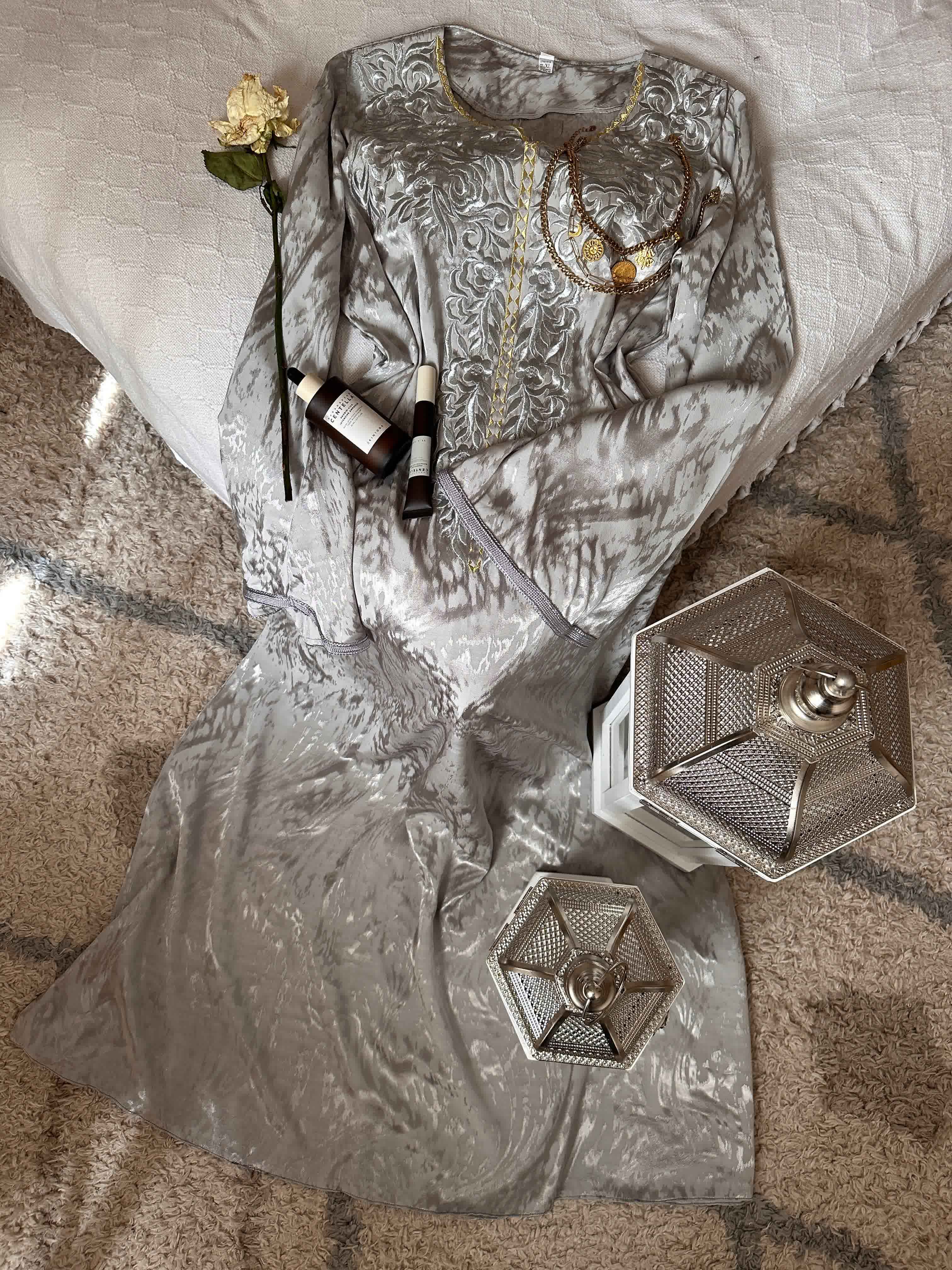 Robe kemkha broderie uni