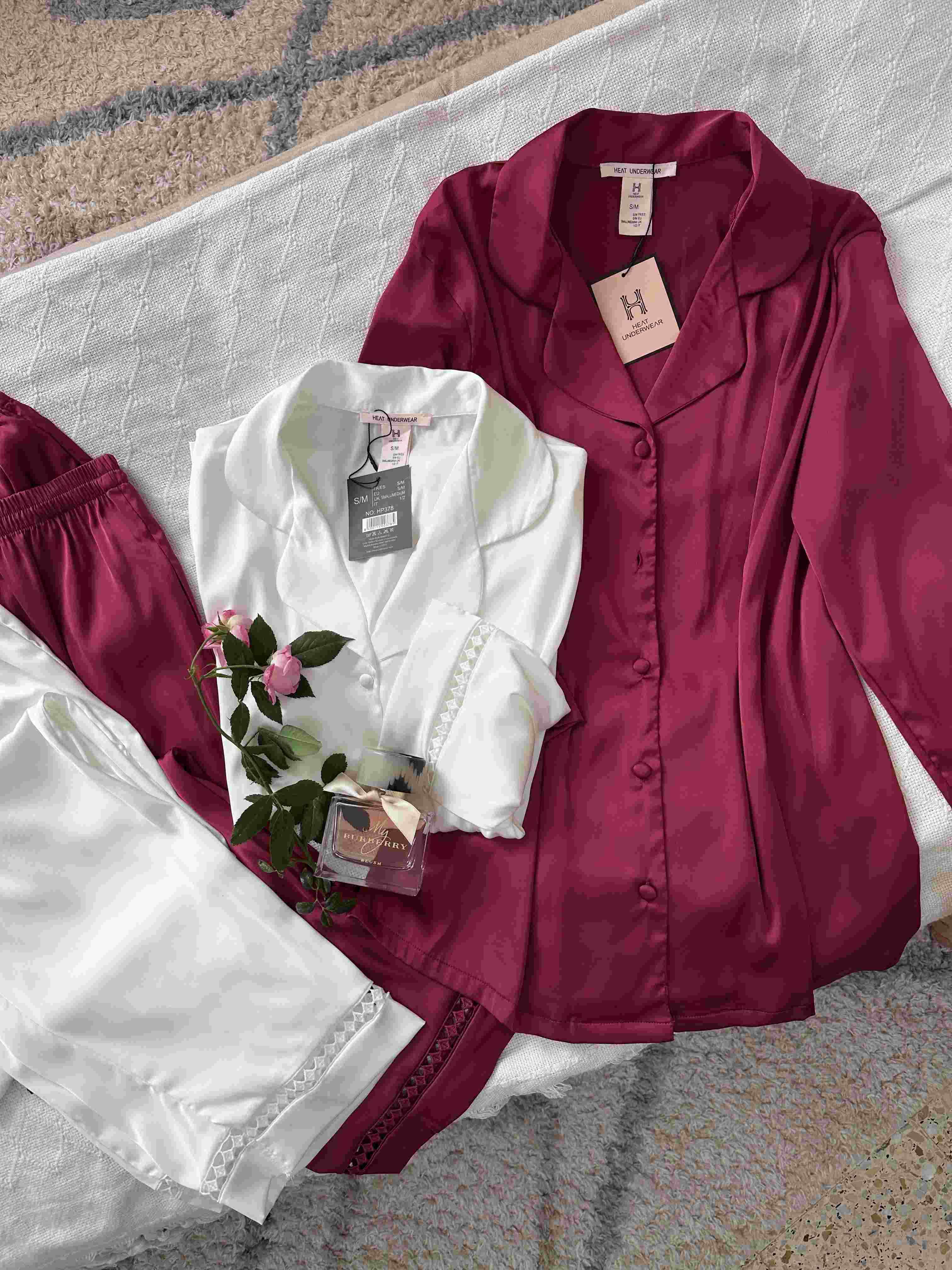 pyjama satin H gueppure